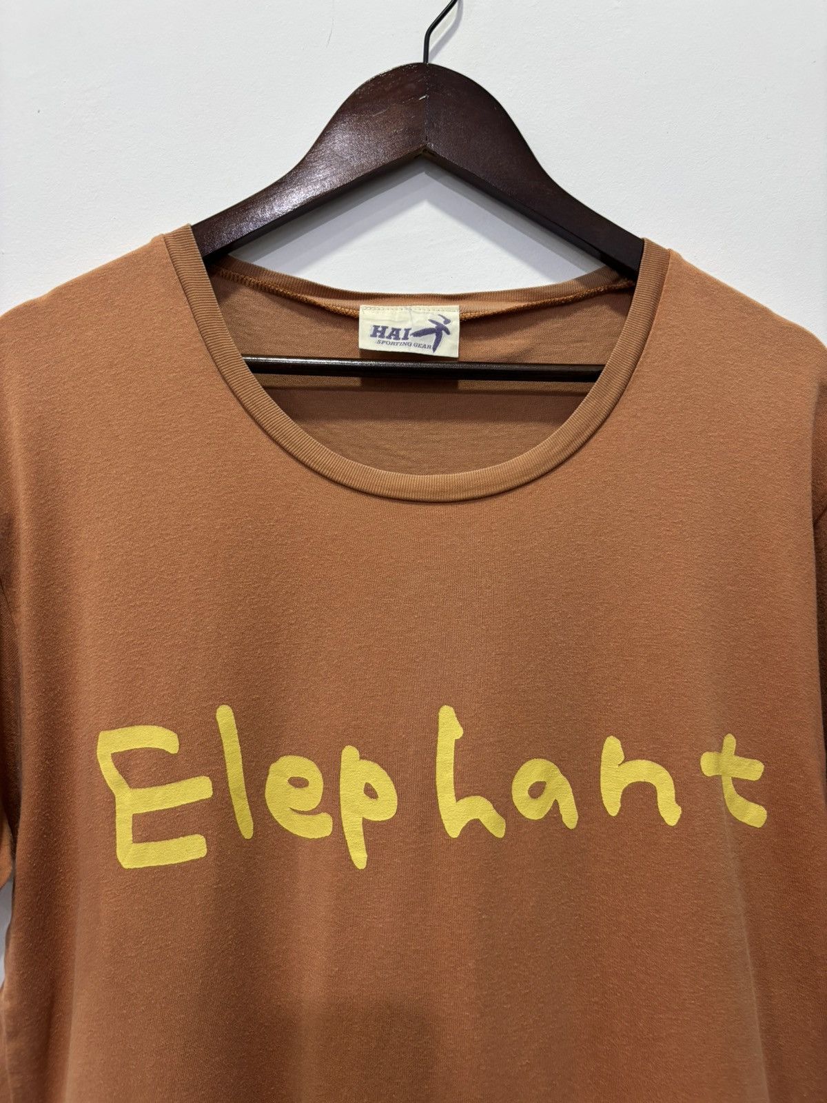 Hai Sporting Gear × Vintage Vintage Hai Sporting Gear Elephant Tshirt Size US L / EU 52-54 / 3 - 3 Thumbnail