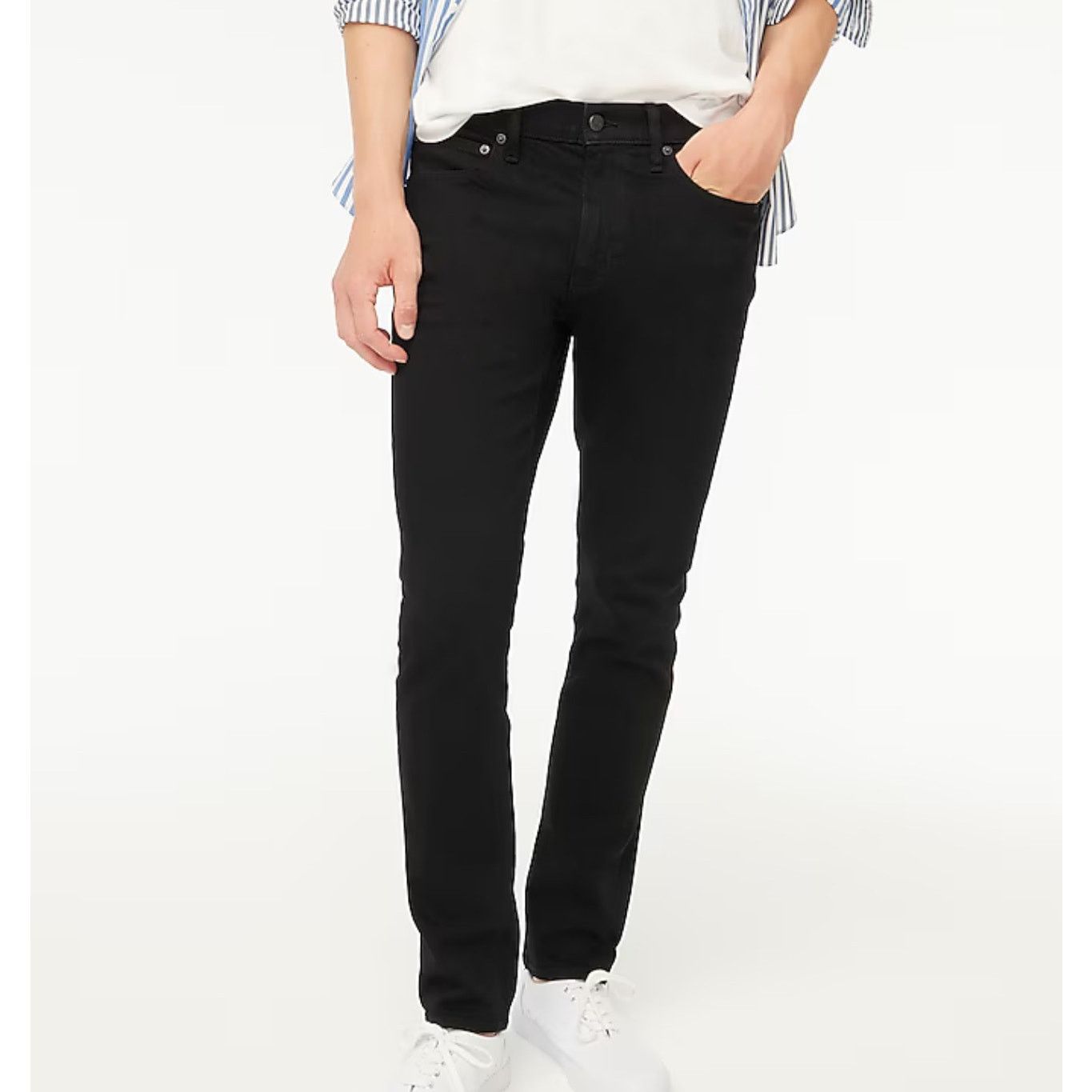 J.Crew NWT J.Crew Slim Fit Jean In Signature Flex Black Size 28x30 Size US 28 / EU 44 - 1 Thumbnail