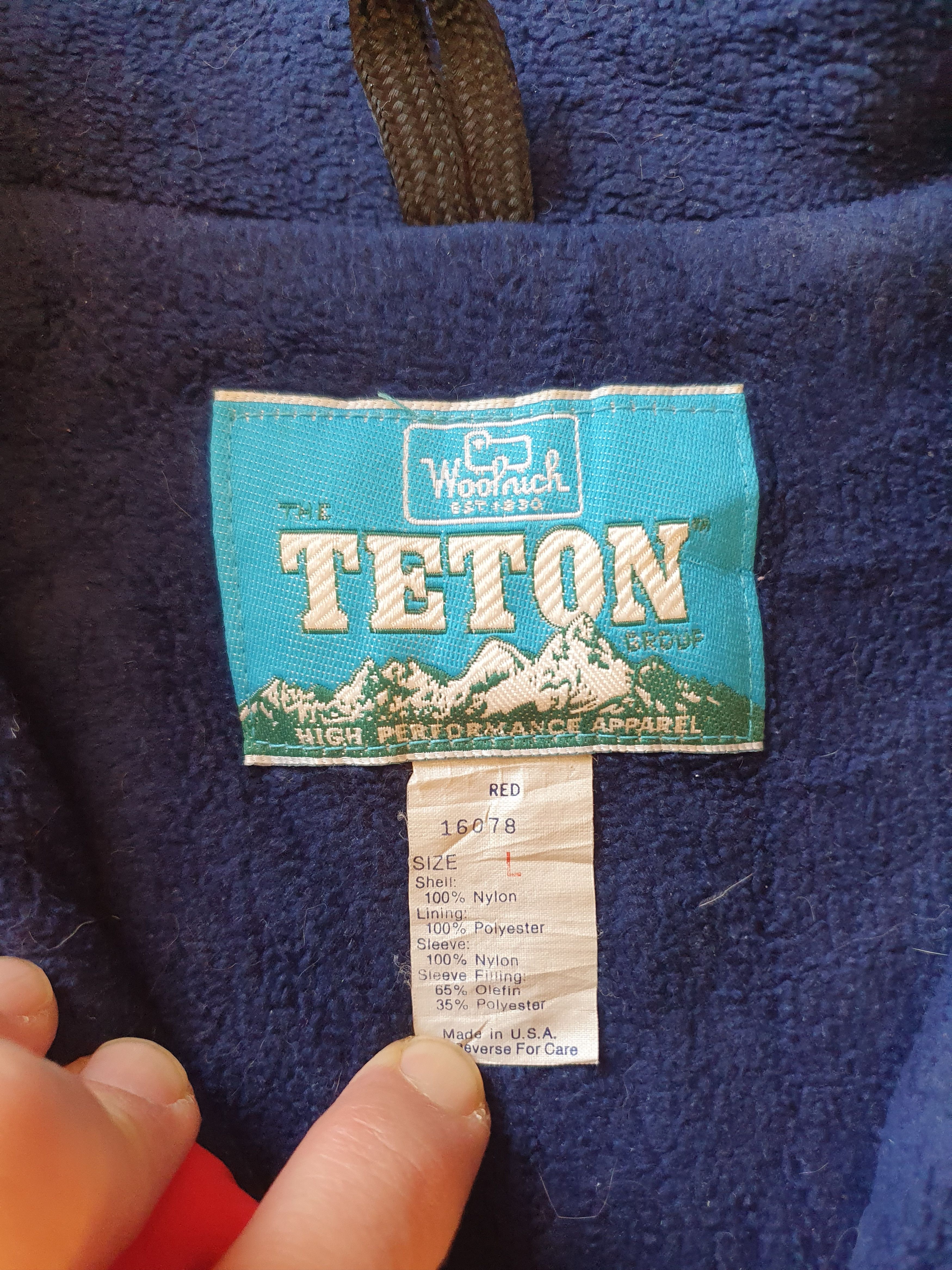Vintage × Woolrich Woolen Mills Woolrich Teton Jacket Vintage Made in USA Fleece Lined Size US L / EU 52-54 / 3 - 8 Thumbnail