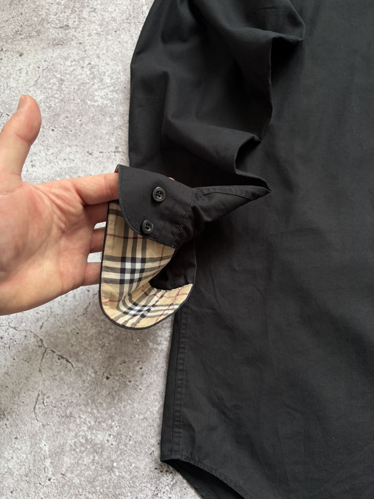 Burberry Burberry Classic Black Shirt Size US L / EU 52-54 / 3 - 4 Thumbnail