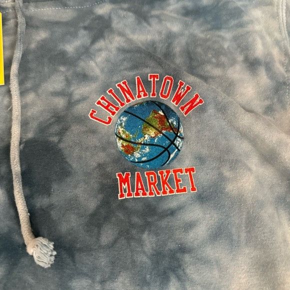 Designer × Market NWT CHINATOWN MARKET BASKETBALL GLOBE TIE DYE HOODIE SZ SMAL Size US S / EU 44-46 / 1 - 5 Thumbnail