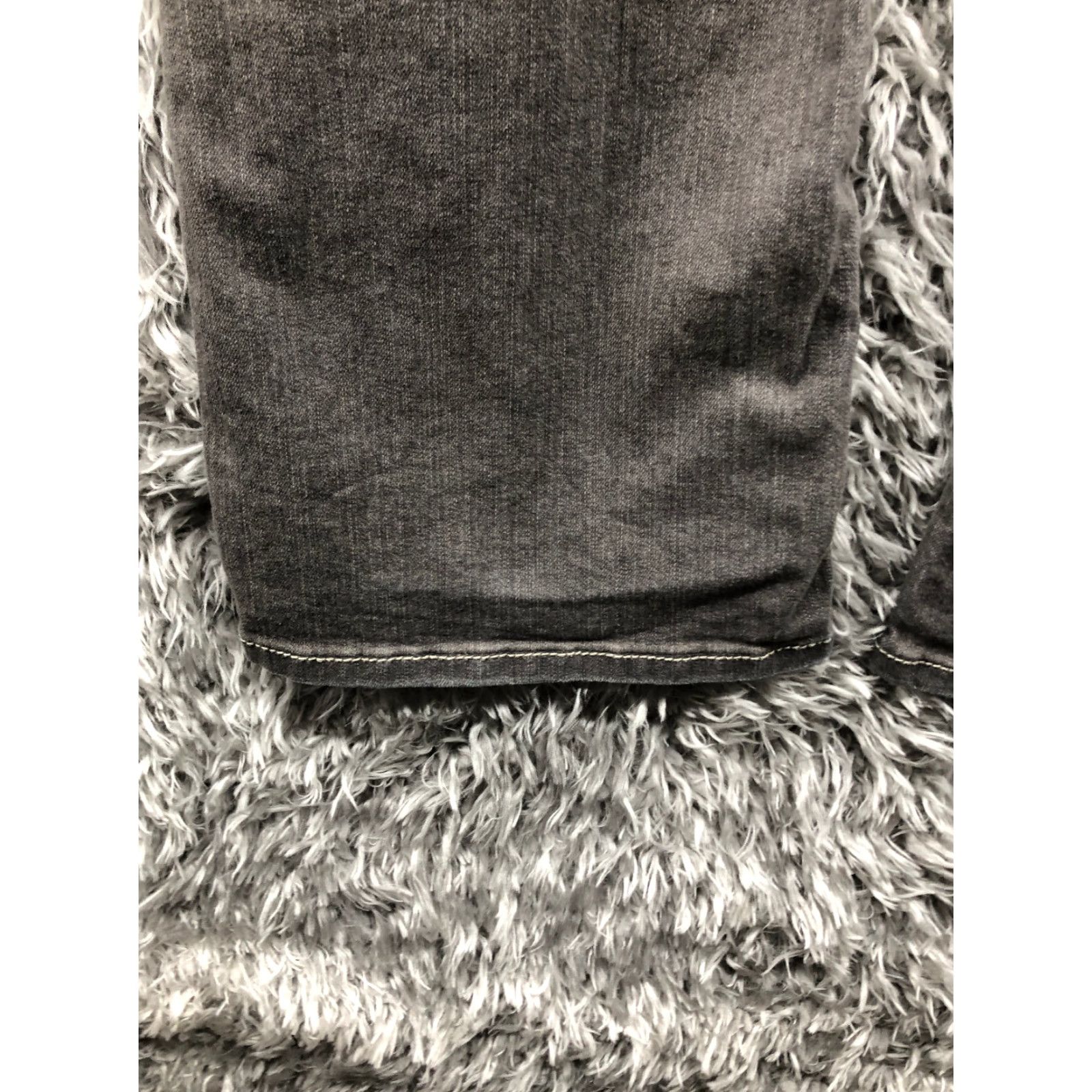 Denime Ruff Hewn Jeans Size 8 Womens Mid Rise Dark Wash Gray Denim Size 30" / US 8 / IT 44 - 7 Thumbnail