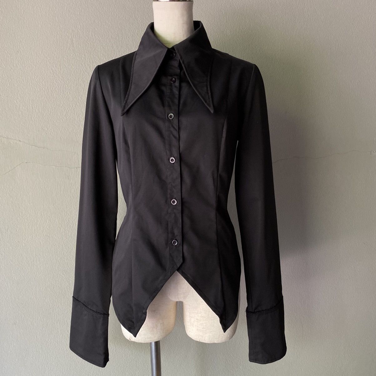 Japanese Brand Blood Storm CLUB BODY Y2K Punk LINE Black Shirt Size M / US 6-8 / IT 42-44 - 13 Thumbnail