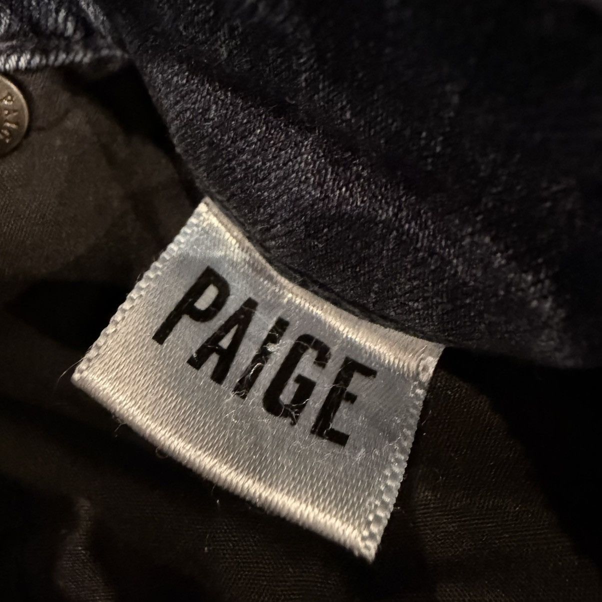 Paige Paige Jeans Mens 32 Denim Dark Wash Slim Straight Stretch Size US 32 / EU 48 - 7 Thumbnail