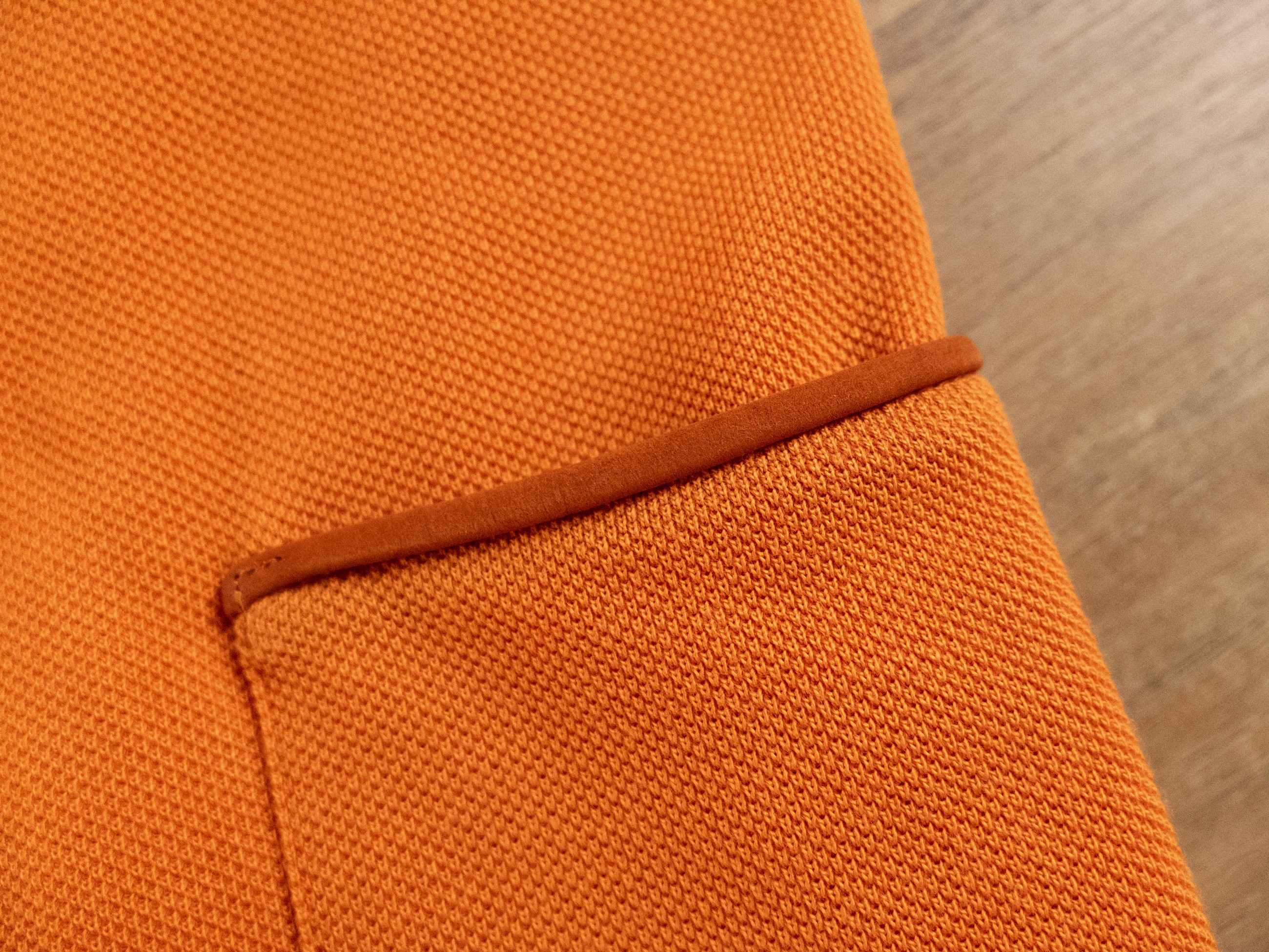 Ermenegildo Zegna ZEGNA solid orange cotton polo shirt 50 Medium authentic Size US M / EU 48-50 / 2 - 11 Thumbnail