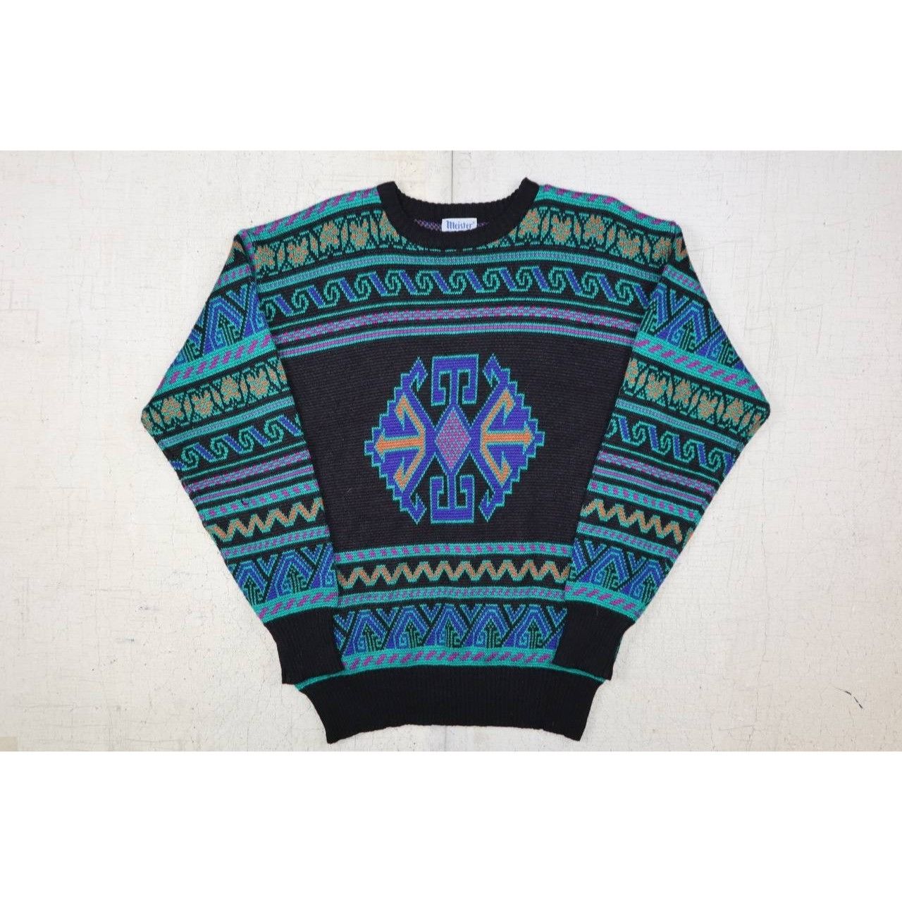 Meister Vintage Meister Women's XL Aztec Wool Blend Sweater Size XL / US 12-14 / IT 48-50 - 1 Thumbnail