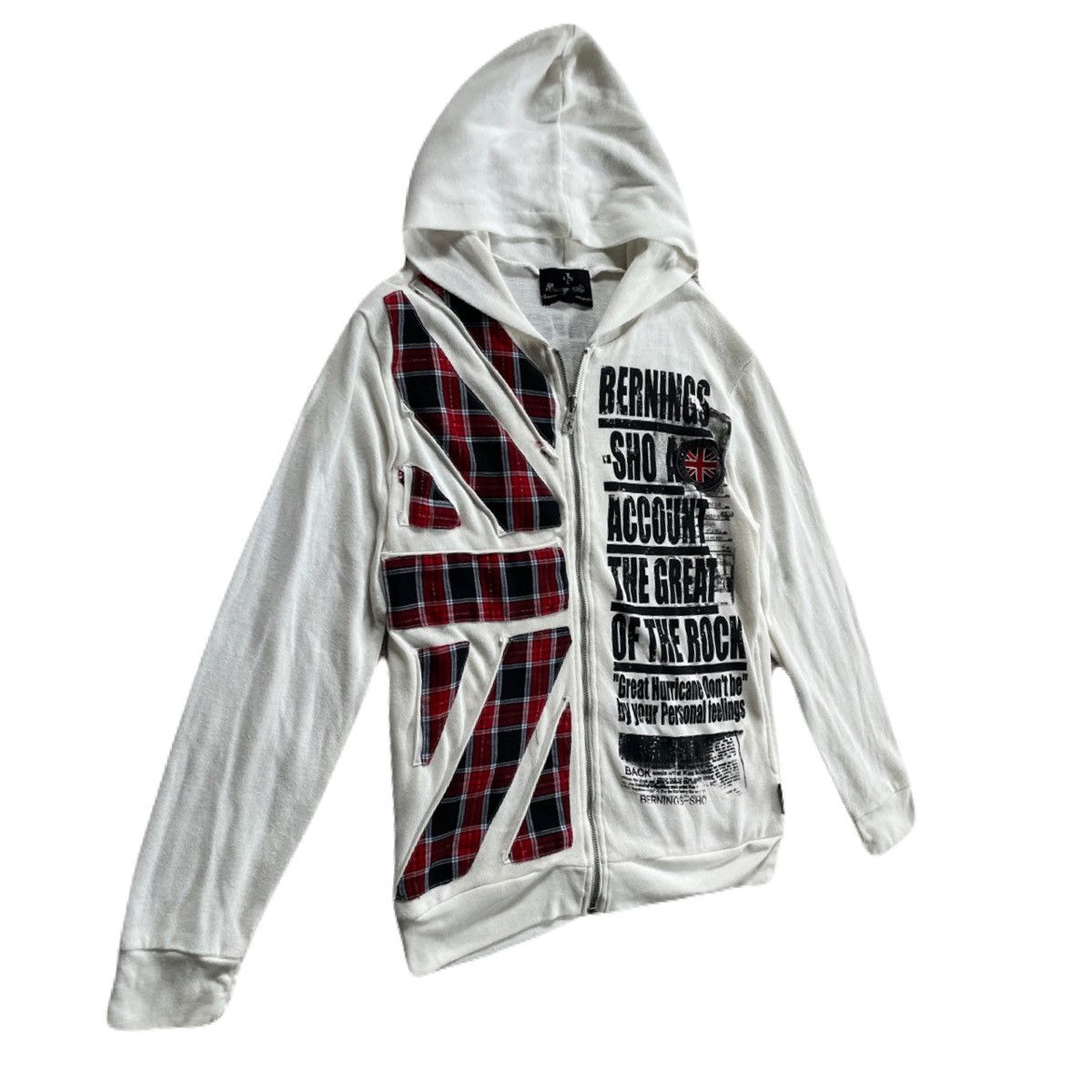 If Six Was Nine 2000s Bernings Sho Japanese archive Poem Patch Zip-Up Hoodie Size US S / EU 44-46 / 1 - 3 Thumbnail