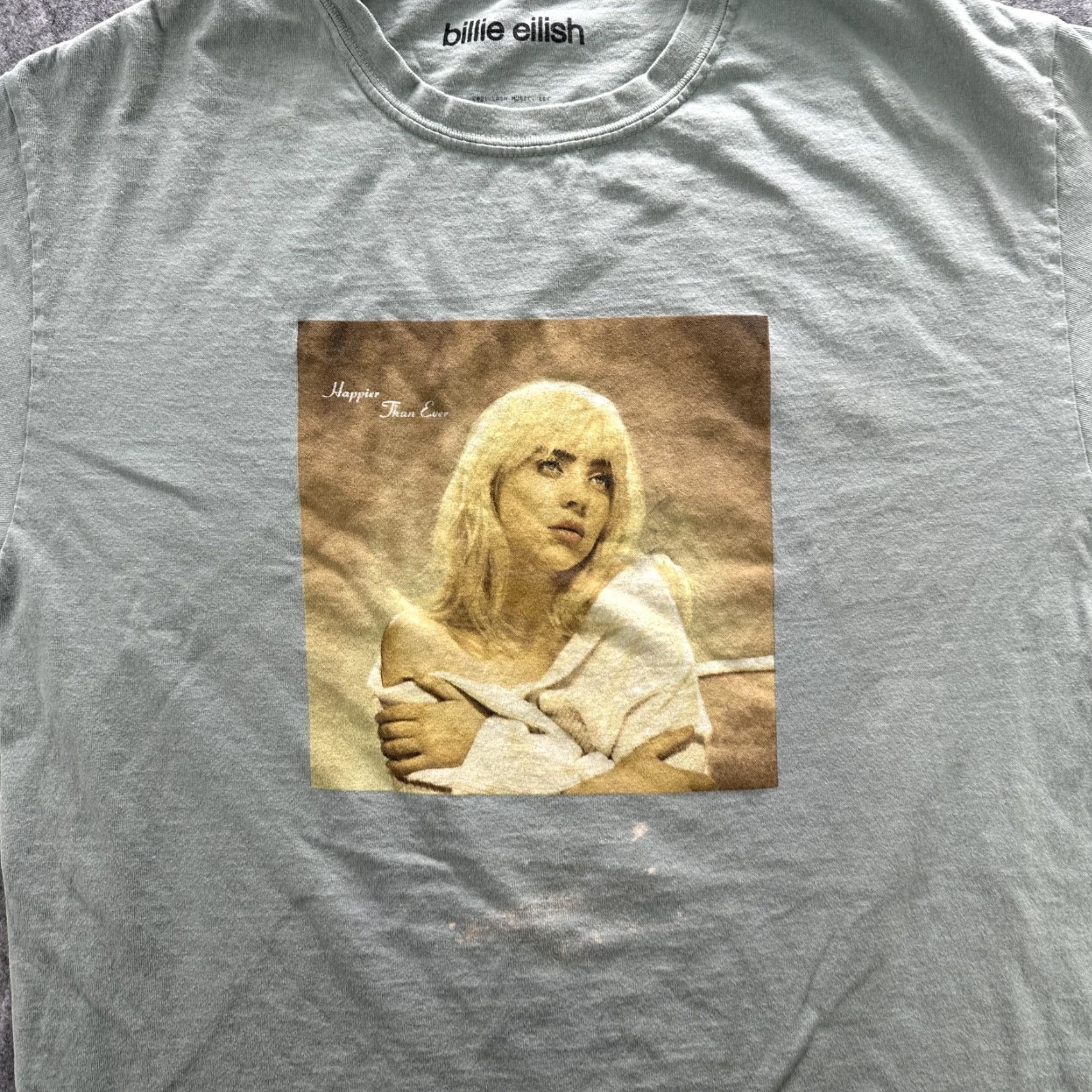 Vintage Billie Eilish Shirt Mens Large Happier Than Ever Album Tour T-Shirt 2021 Band Size US L / EU 52-54 / 3 - 5 Thumbnail