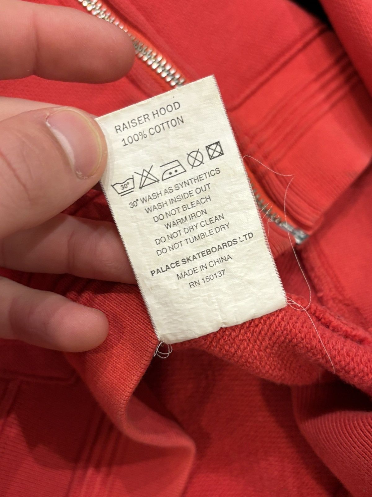 Palace Palace Raiser Zip Up Hoodie SS18 - Red Size US L / EU 52-54 / 3 - 8 Thumbnail