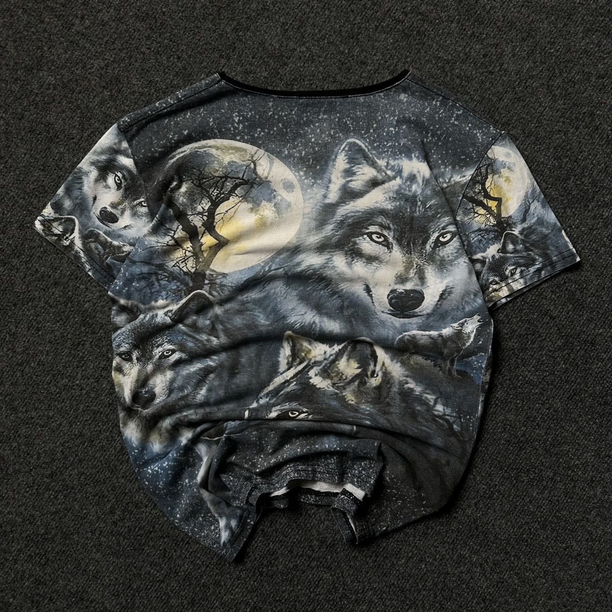 Y/Project VTG Adult Wolf Overprinted T-shirts Size S Y2K 00s USA Grung Size US S / EU 44-46 / 1 - 6 Thumbnail