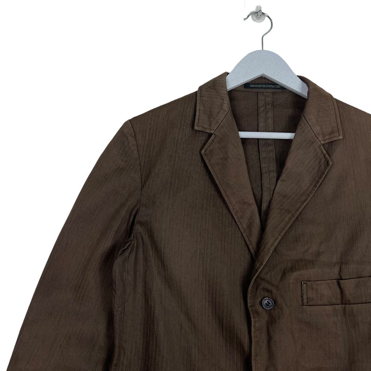 Yohji Yamamoto 🔥 YOHJI YAMAMOTO PINSTRIKE CHORE JACKET MADE IN JAPAN Size US S / EU 44-46 / 1 - 7 Thumbnail