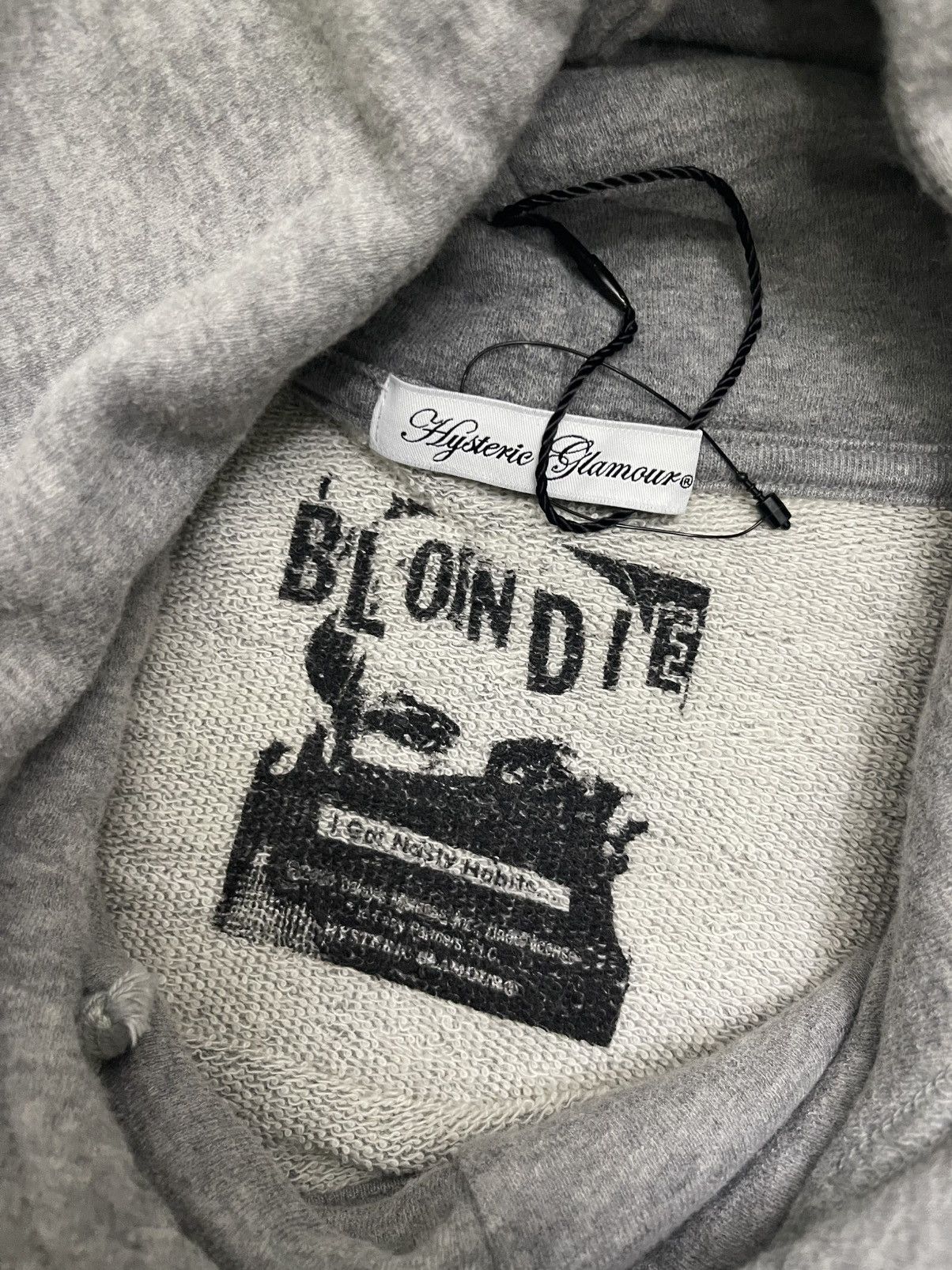 Hysteric Glamour Hysteric Glamour Blondie Debbie Hoodie Dress Grey Free Size Size ONE SIZE - 13 Thumbnail