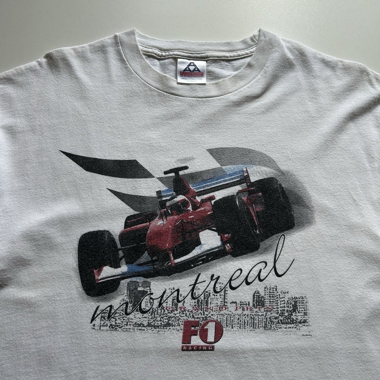 Vintage Vintage Y2K Formula One T-Shirt XL Y2K F1 Racing Art White Size US XL / EU 56 / 4 - 2 Thumbnail