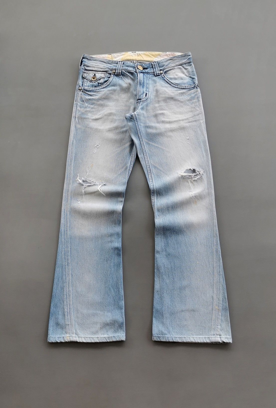 Edwin Bootcut Edwin BT5012 Blue Trip Denim Jeans Size US 33 - 1 Thumbnail