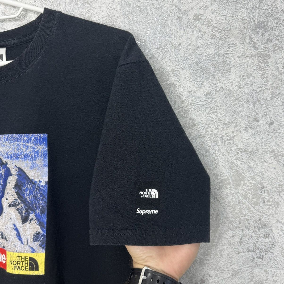 Supreme × The North Face Supreme x The North Face Mountain T-Shirt Black Size US M / EU 48-50 / 2 - 3 Thumbnail