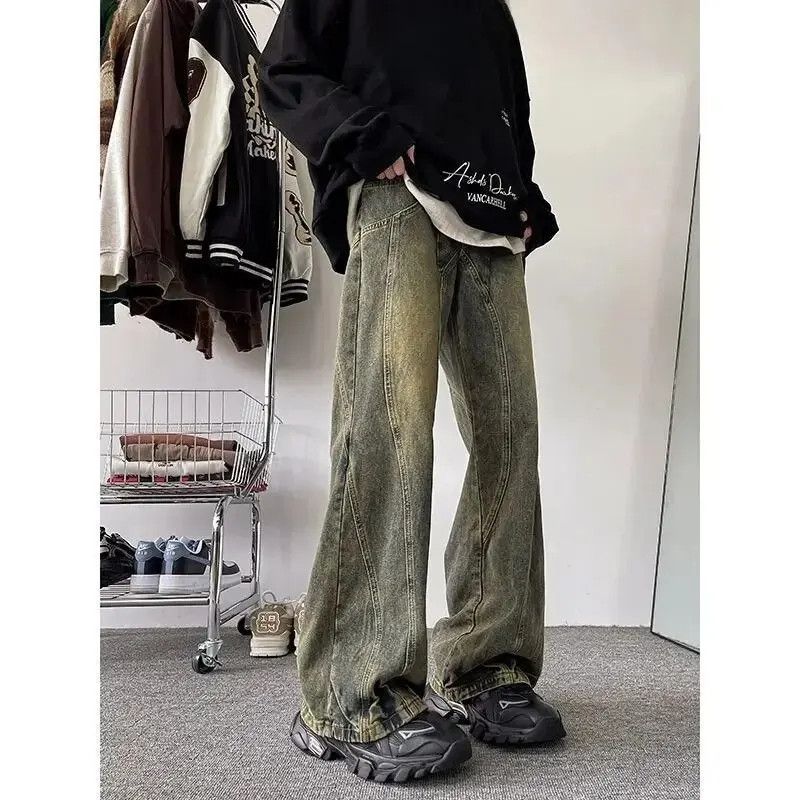 image of Vintage Y2K Baggy Hiphop Faded Pants in Faded Black, Men's (Size 30)