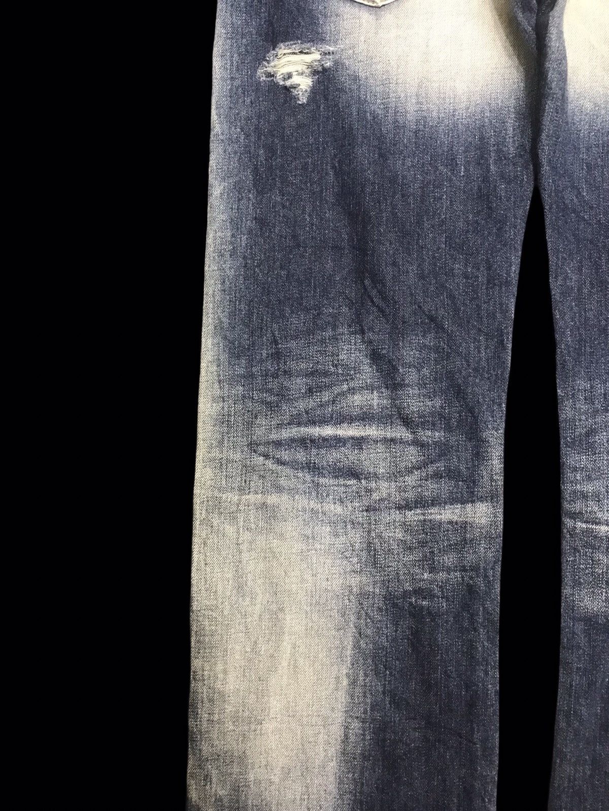 Japanese Brand 💥ARCHIVAL💥SELF TA SUPER STONEWASH DISTRESSED DENIM F295 Size US 30 / EU 46 - 13 Thumbnail