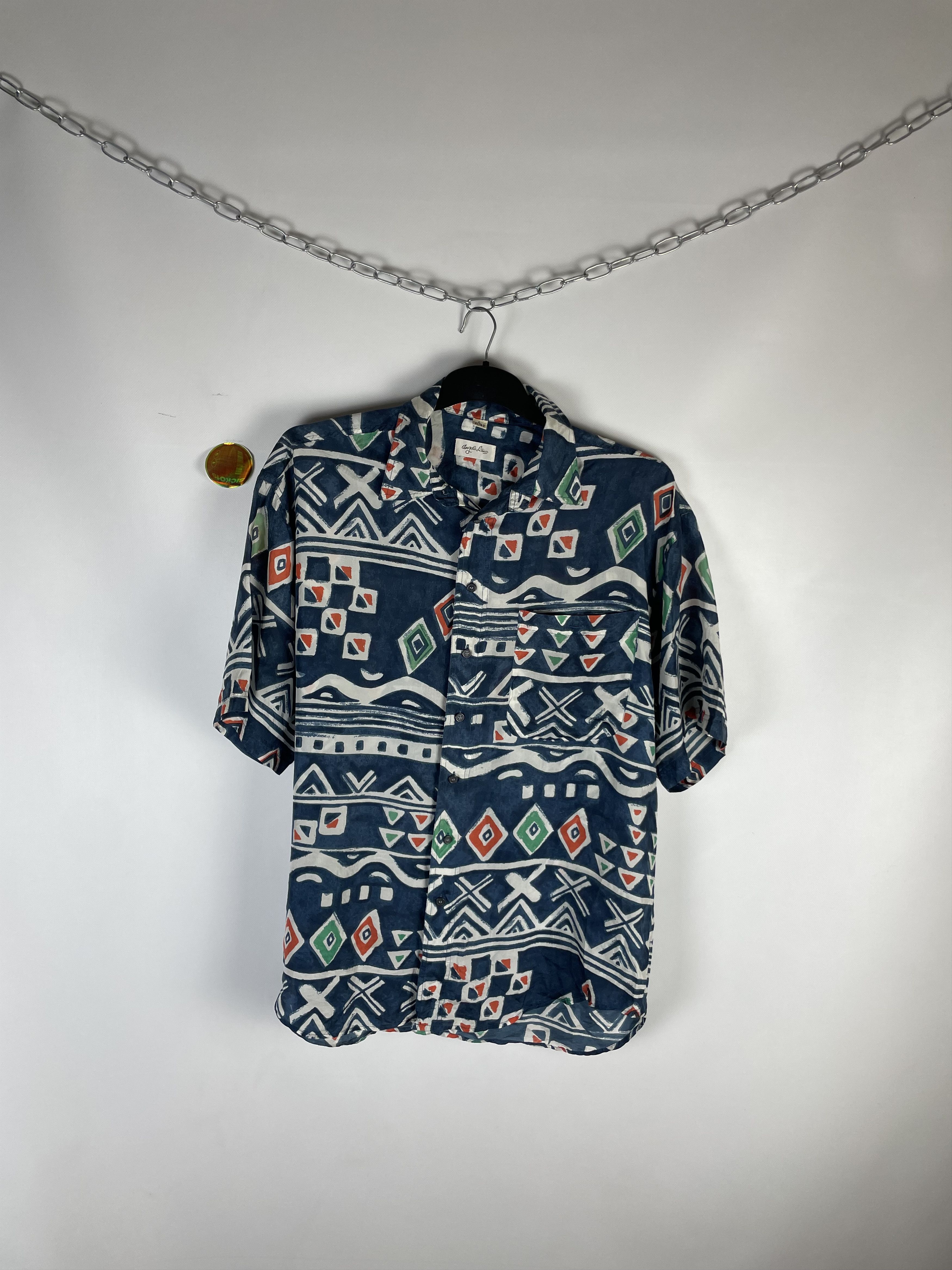 Other Vintage Crazy Aloha Hawaiian Shirt 100% Silk Size US L / EU 52-54 / 3 - 1 Thumbnail