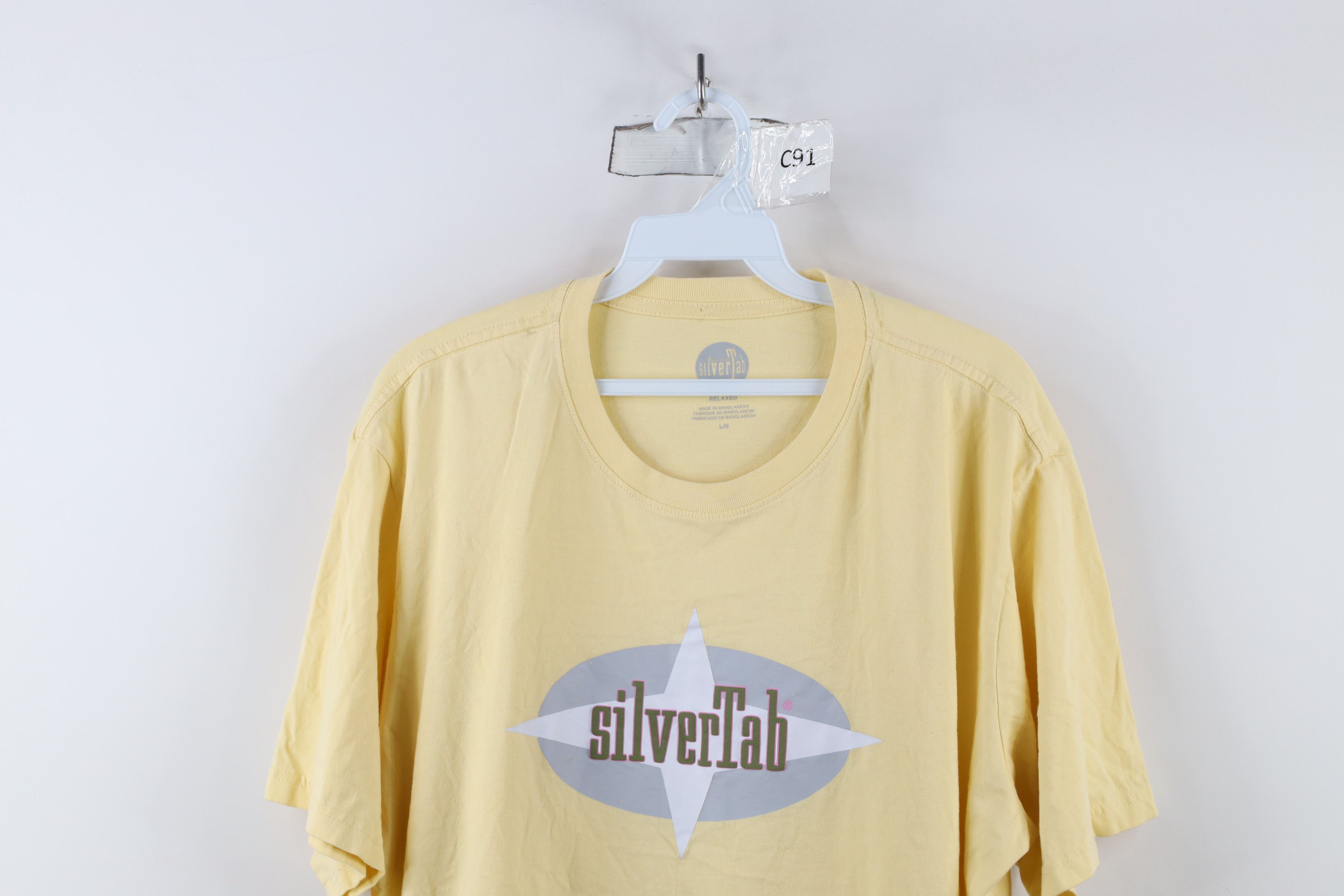 Levi's × Vintage Vintage 90s Y2K Levis Silvertab Baggy Relaxed Fit T-Shirt Size US L / EU 52-54 / 3 - 2 Thumbnail