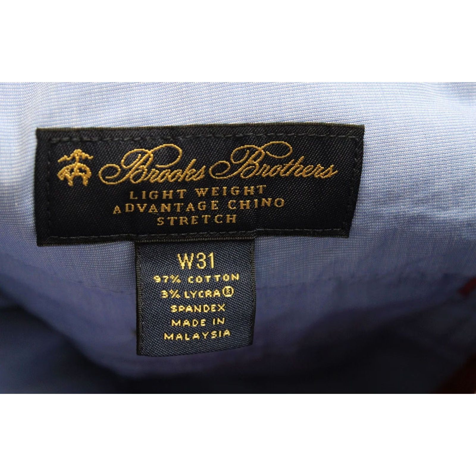 Brooks Brothers BROOKS BROTHERS Light Weight Advantage Chino Stretch Shorts Men's W31 Zip Red Size US 31 - 7 Thumbnail
