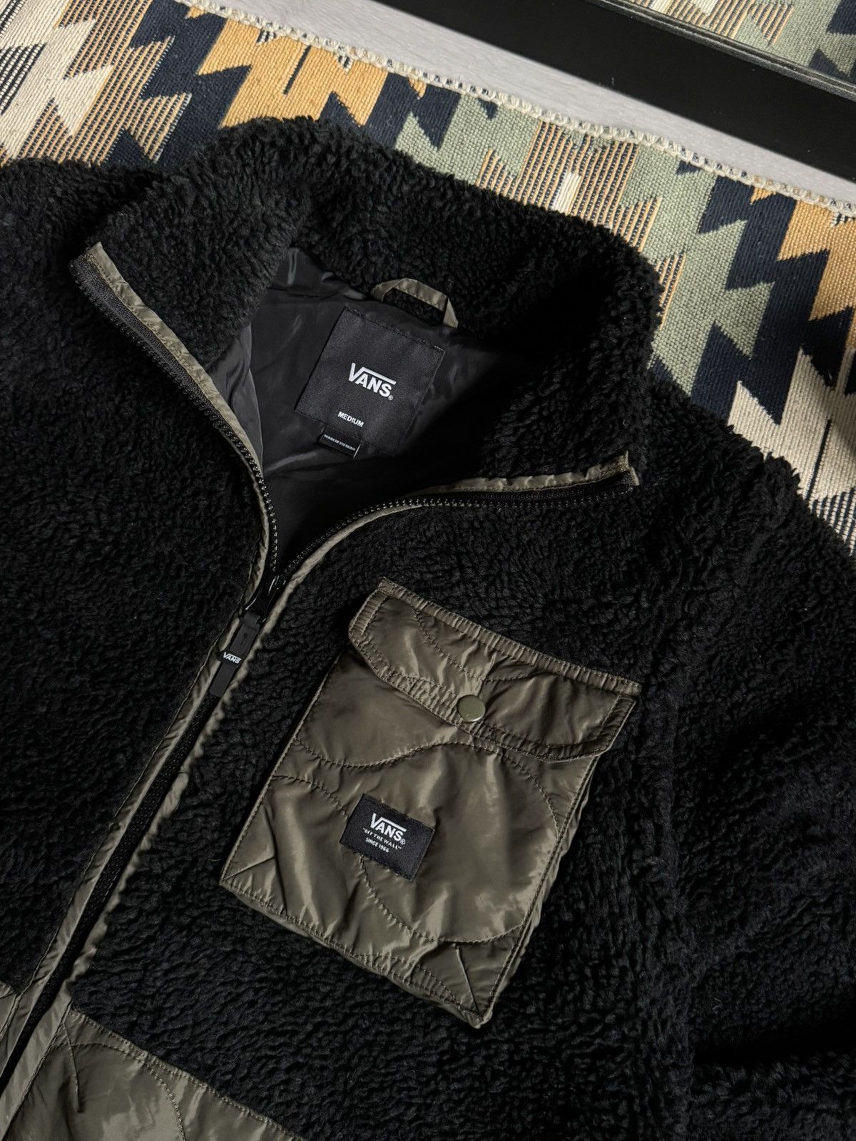 Vans Vans 2in1 Transformer Fleece Sherpa Vest Jacket Size US M / EU 48-50 / 2 - 6 Thumbnail