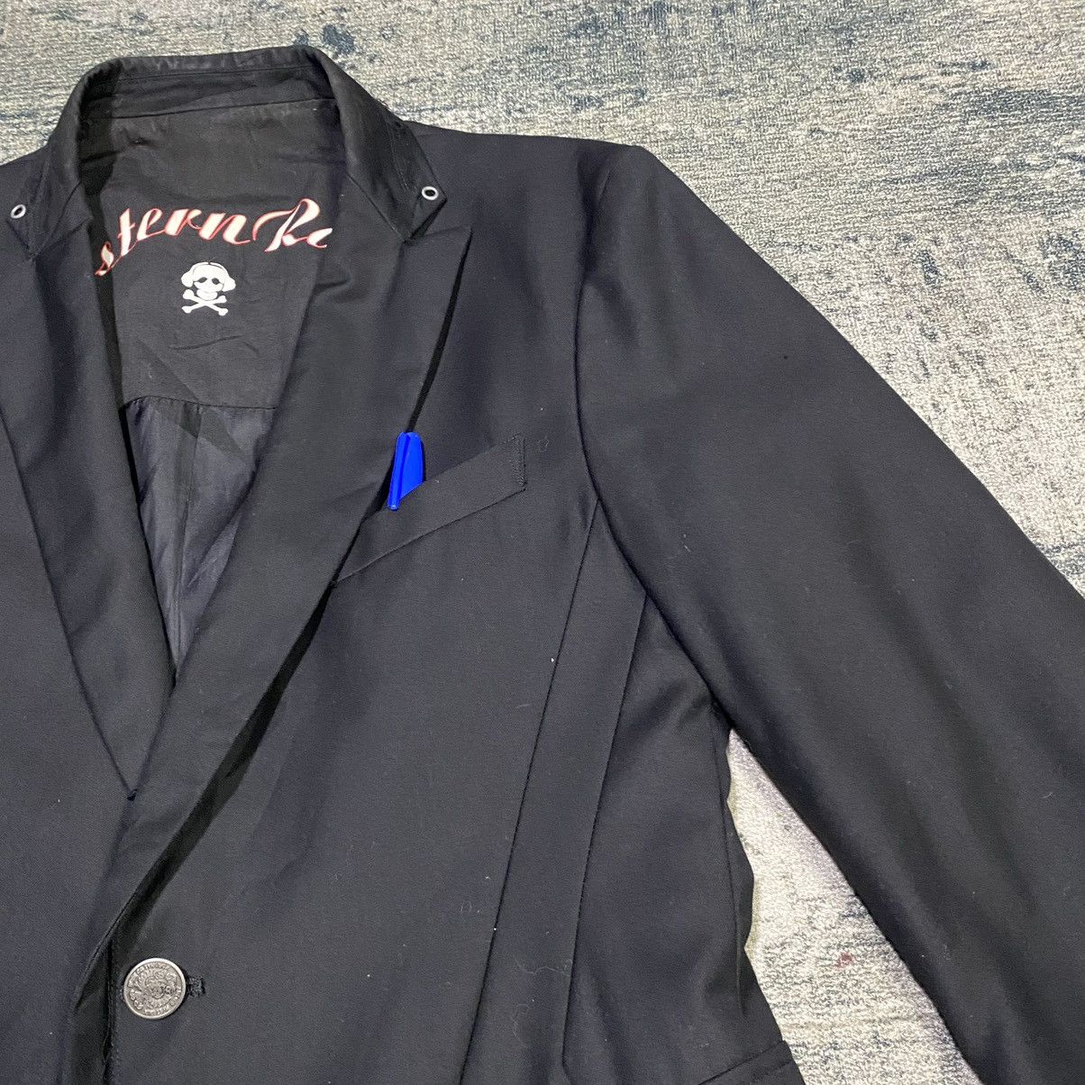 Japanese Brand × PPFM × Seditionaries PPFM Eastern Rock Punk Black Blazer Jacket Size 38R - 14 Thumbnail