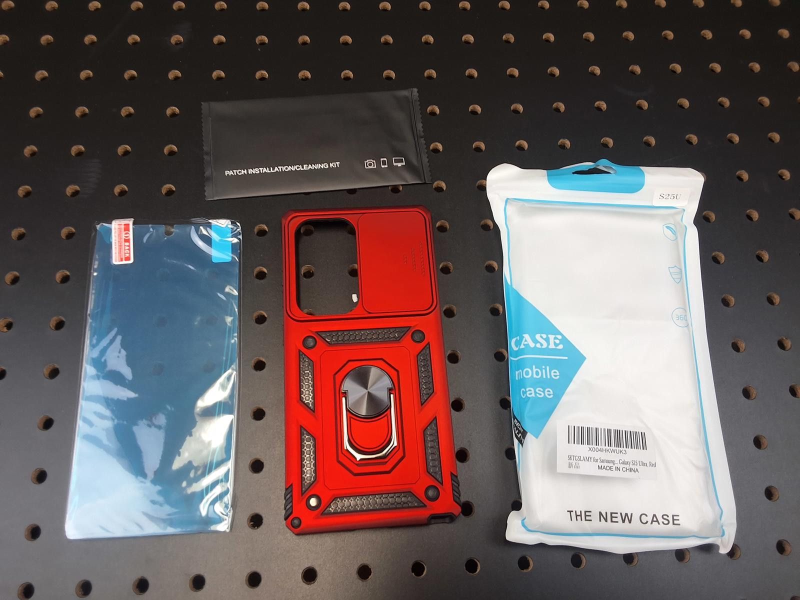 Other Red & Black Rugged Samsung S25 Ultra Case - Tough & Sporty! Size ONE SIZE - 1 Thumbnail