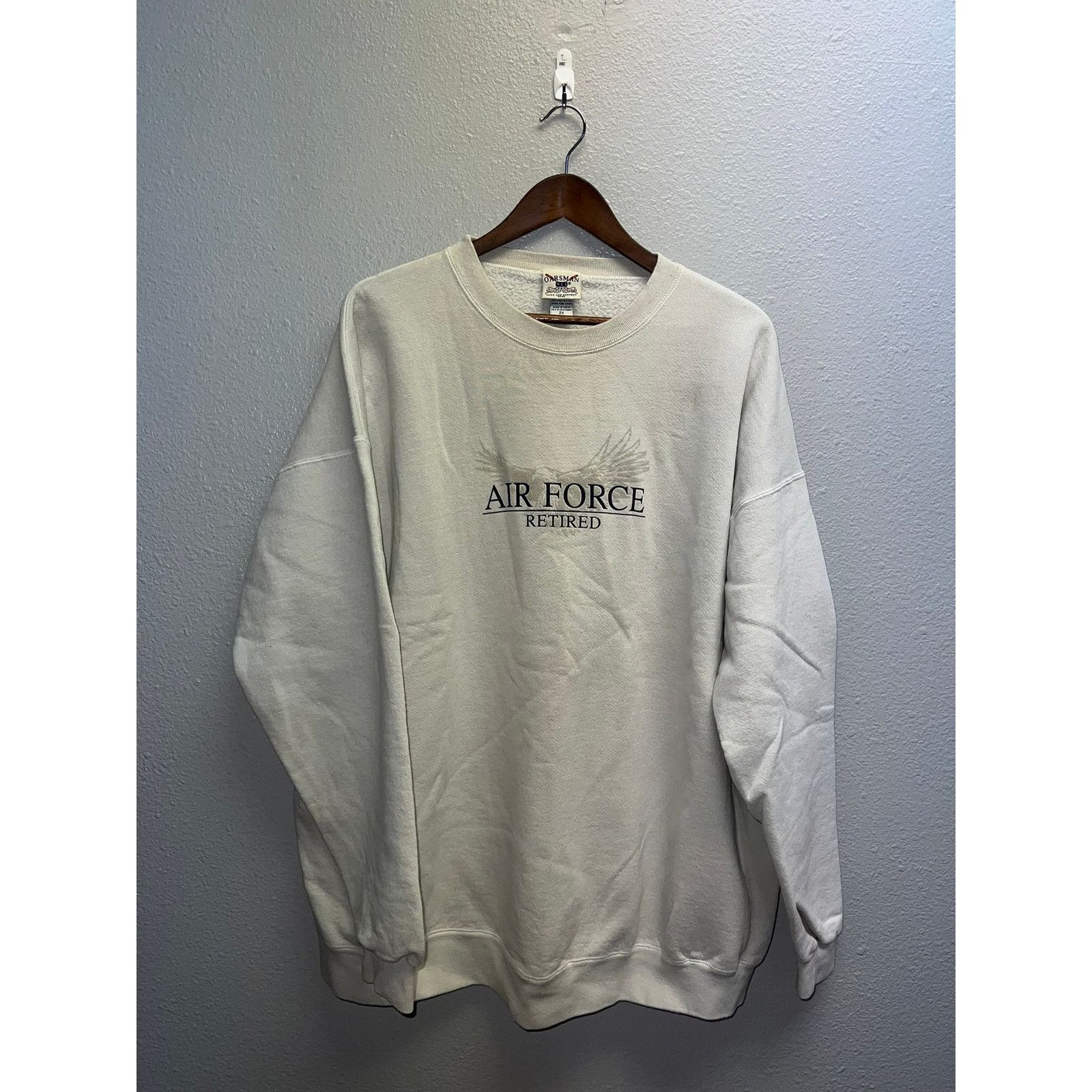 Vintage Vintage Air Force Sweatshirt Crewneck Retired Oarsmen 2XL Size US XXL / EU 58 / 5 - 1 Thumbnail