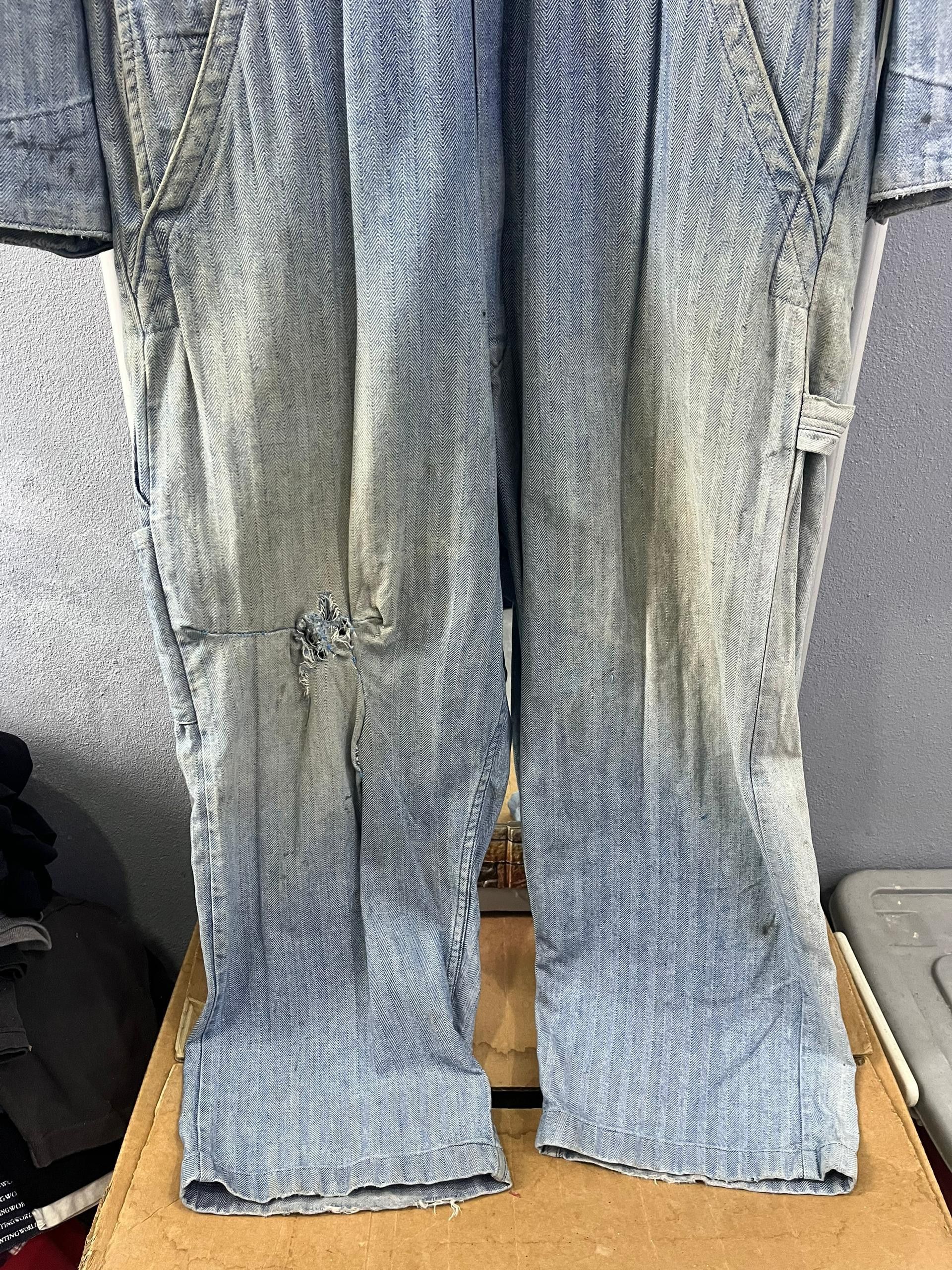 Dickies Vintage Dickies Herringbone Denim Coverall Size US 42 / EU 58 - 5 Thumbnail