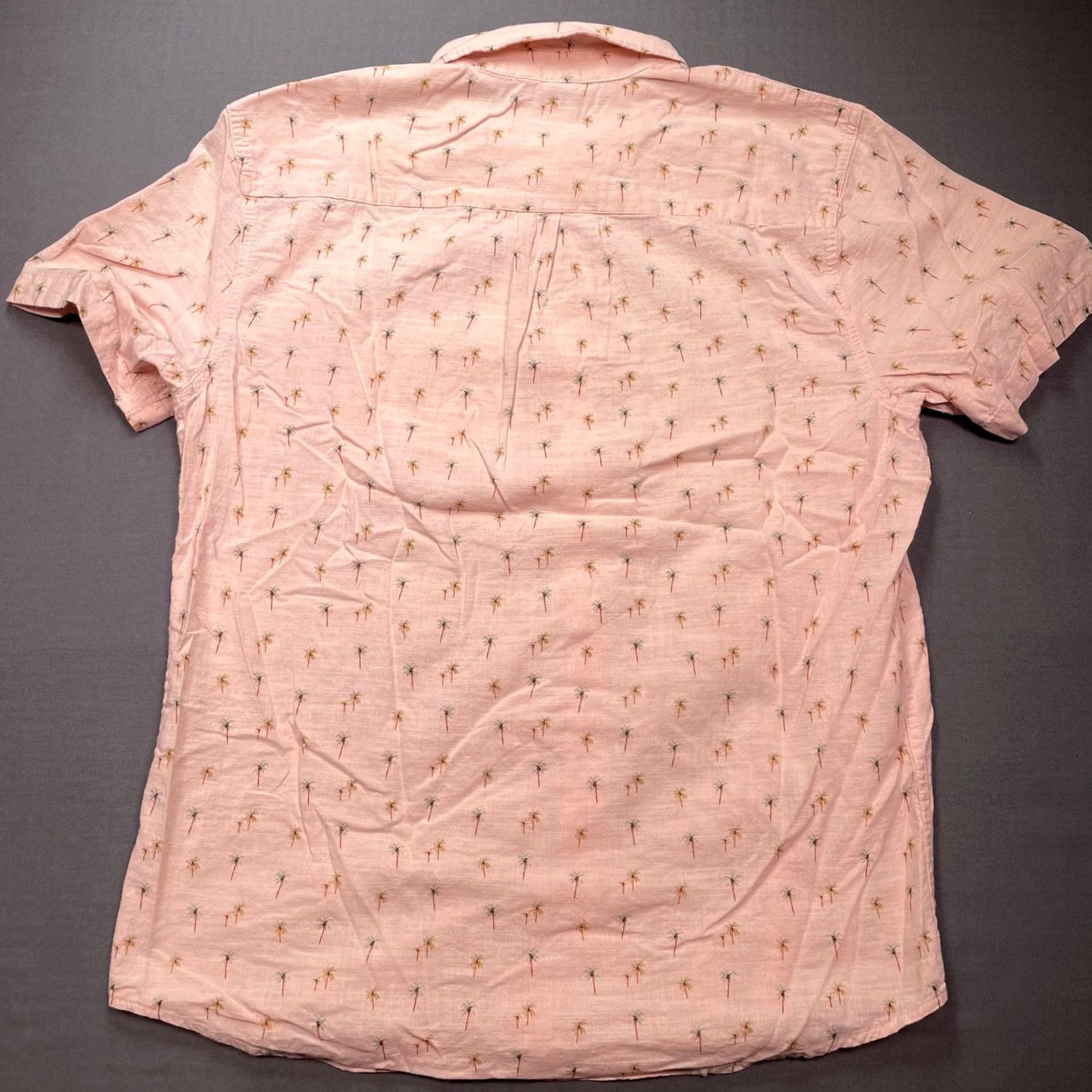 Marine Layer Marine Layer Shirt Mens M/L Pink Palm Tree Tropical Short Sleeve Button Up Size US M / EU 48-50 / 2 - 5 Thumbnail