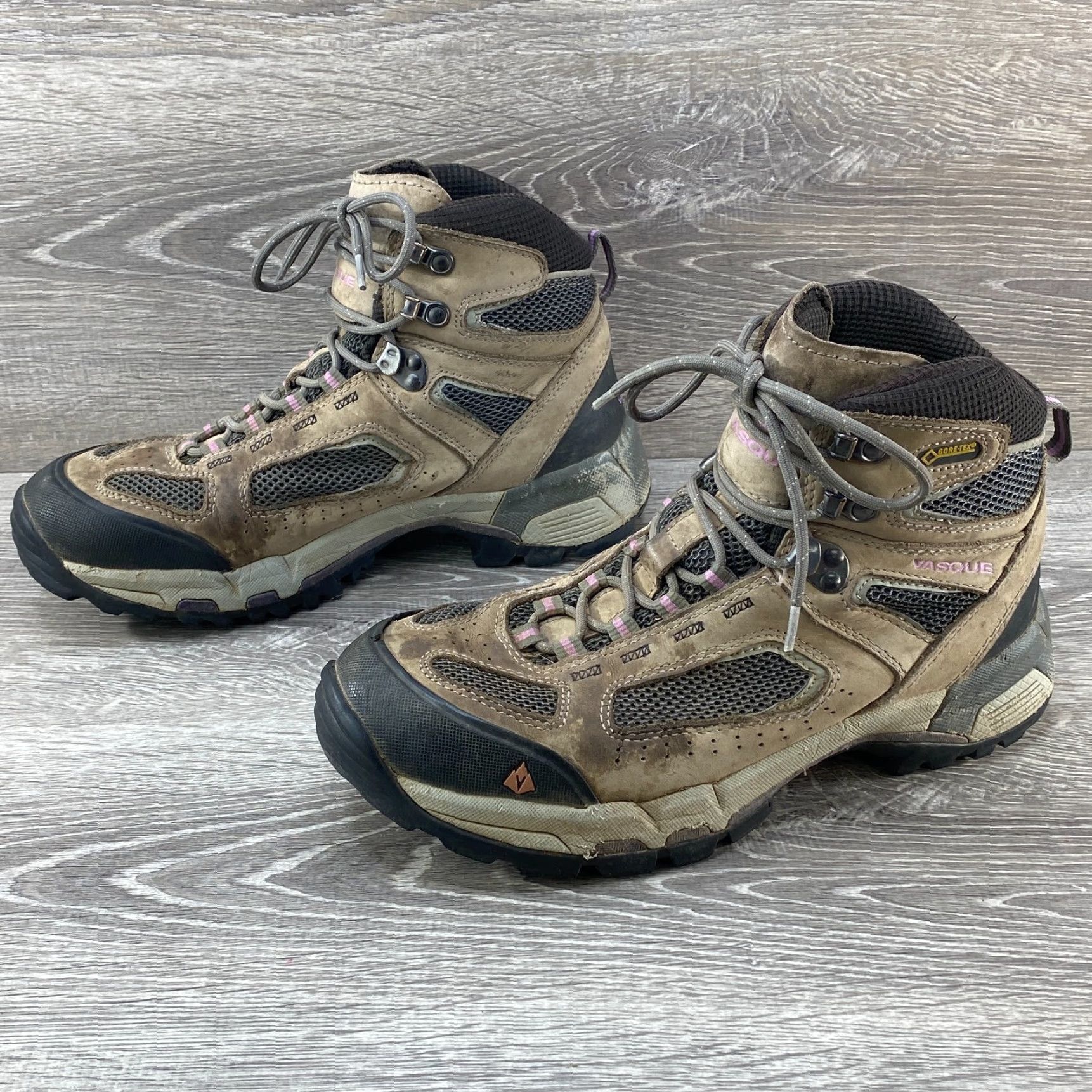 Vasque Vasque 7479 Brown Leather Lace Up Hiking Boots Gore-Tex Vibram Sole Womens 9.5 M Size US 7 / IT 37 - 5 Thumbnail