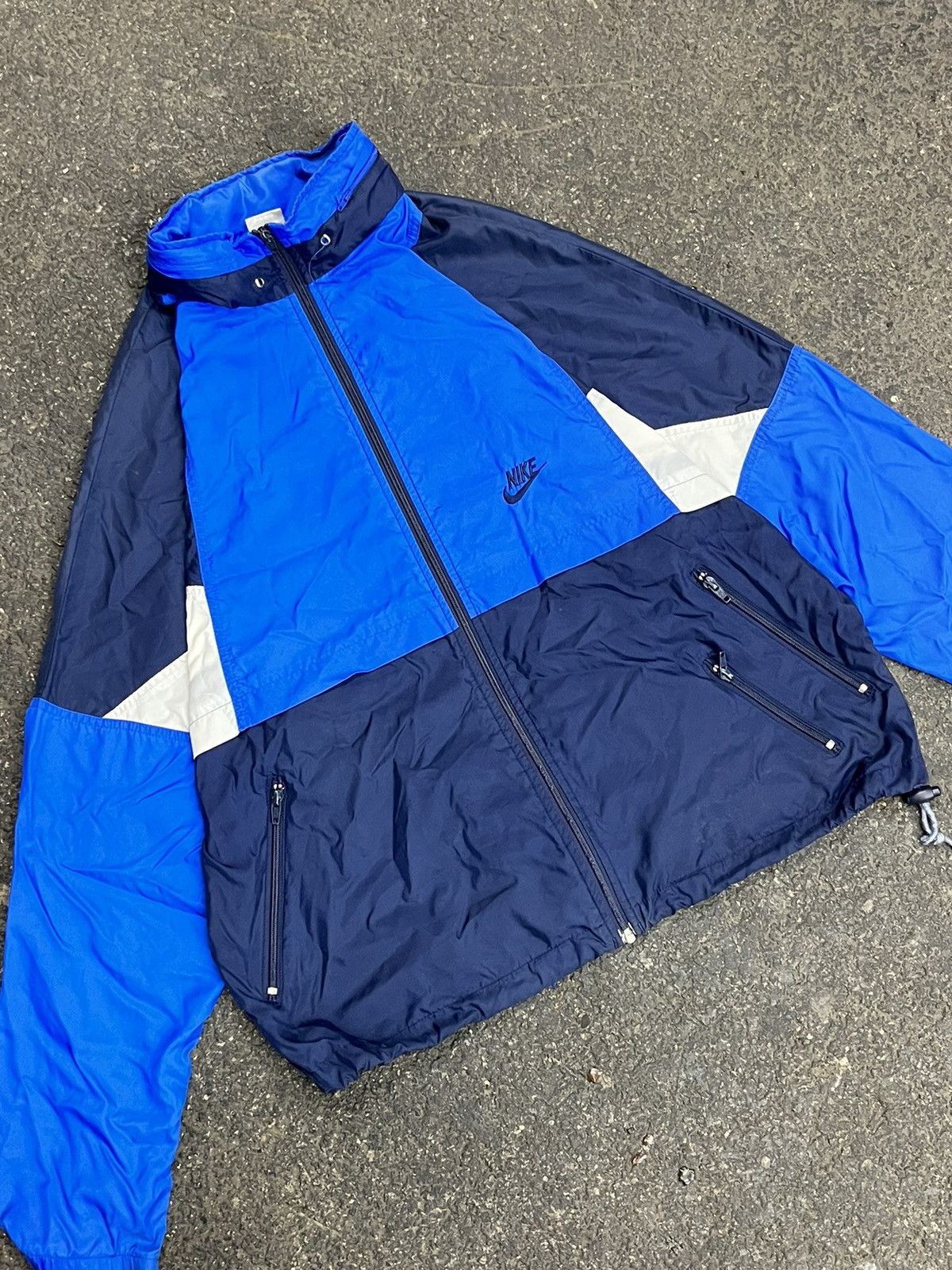 Nike × Vintage Nike windbreaker 90s lightweight jacket drill streetwear Size US L / EU 52-54 / 3 - 2 Thumbnail