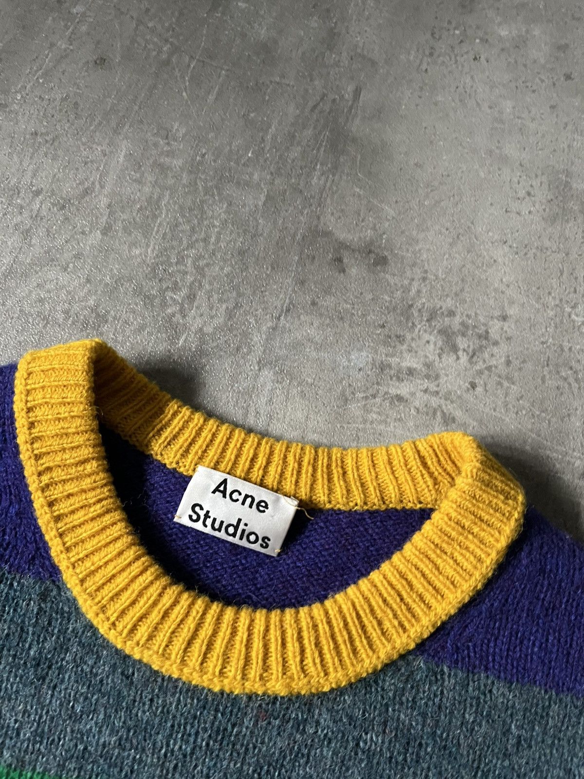 Acne Studios Acne Studios kai striped multicolor wool sweater Size US M / EU 48-50 / 2 - 6 Thumbnail