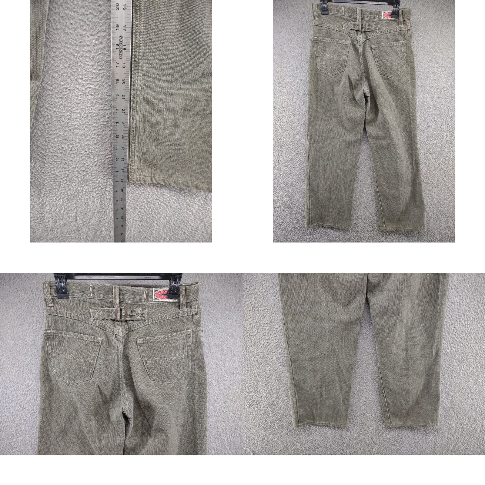 Denime VINTAGE Hydraulic Women's Stone Washed Denim Green Jeans Tag Size 5/6 Jeans Green HYDRAULIC 90s Modern Classic Baggy? Size 28" / US 6 / IT 42 - 8 Thumbnail