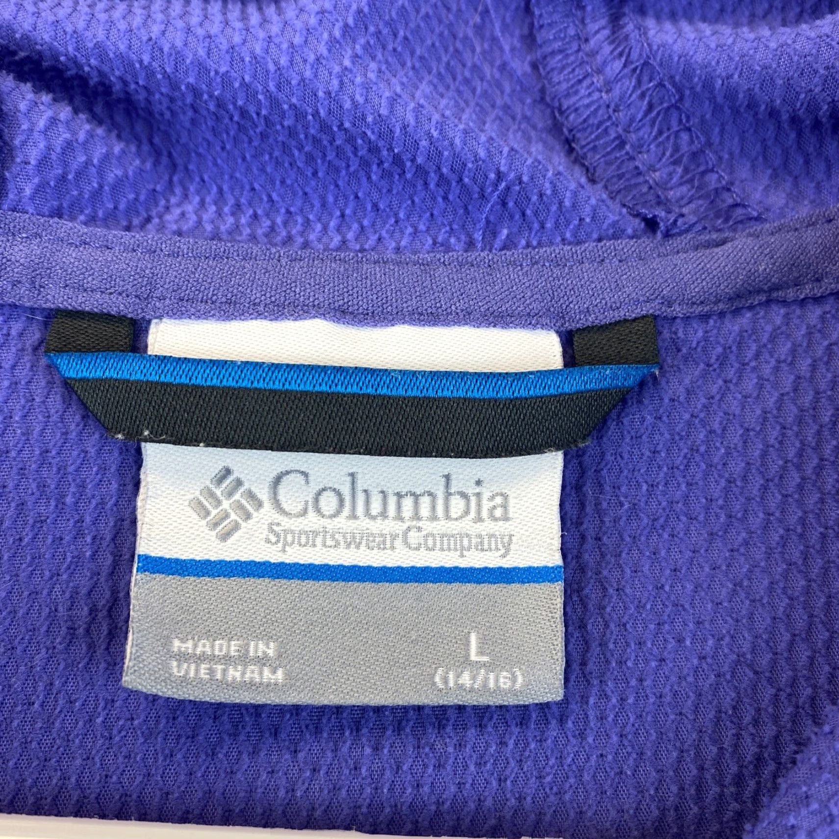 Vintage Columbia Jacket Womens Large Purple Hooded Outdoor Zip Windbreaker Ladies 83-27 / 83-27 Size L / US 10 / IT 46 - 4 Thumbnail
