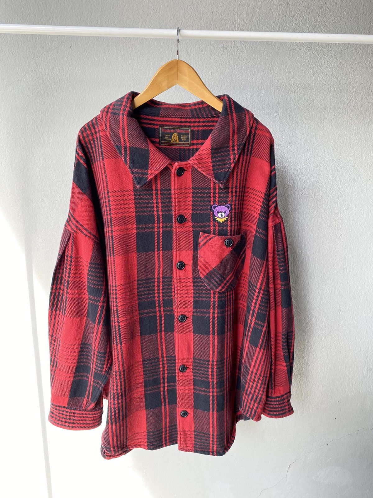 Hysteric Glamour Hysteric Slamom Red Plaid Cozy Shirt Size US L / EU 52-54 / 3 - 17 Thumbnail