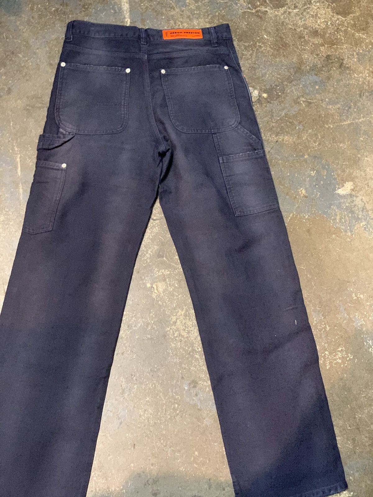 Heron Preston Distressed Canvas Carpenter MSRP $690 Size M Size US 32 / EU 48 - 3 Thumbnail