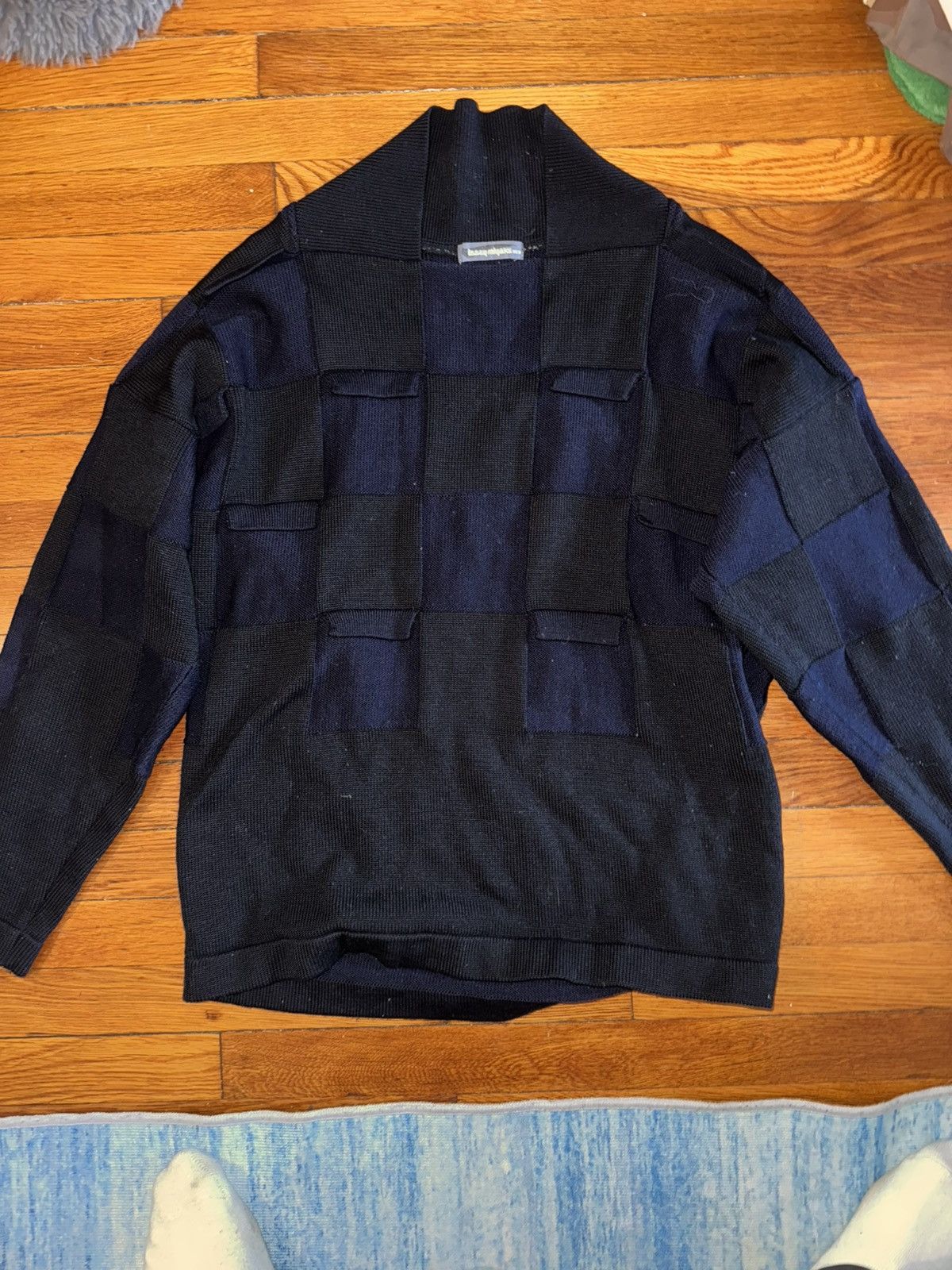 Issey Miyake Issey Miyake Mens Patch Sweater Size US M / EU 48-50 / 2 - 3 Thumbnail