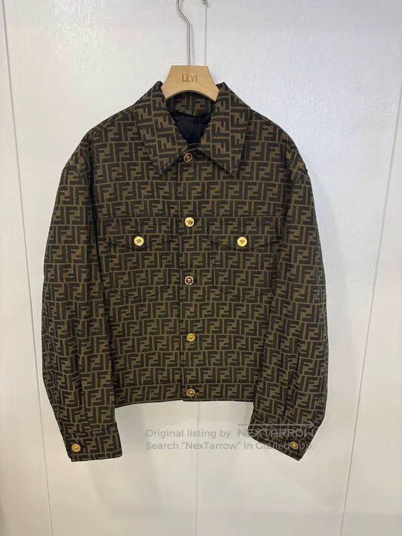 Other Fendi Versace x Manin Lao Hua Water Diamond Portrait Jacke Size US M / EU 48-50 / 2 - 1 Thumbnail