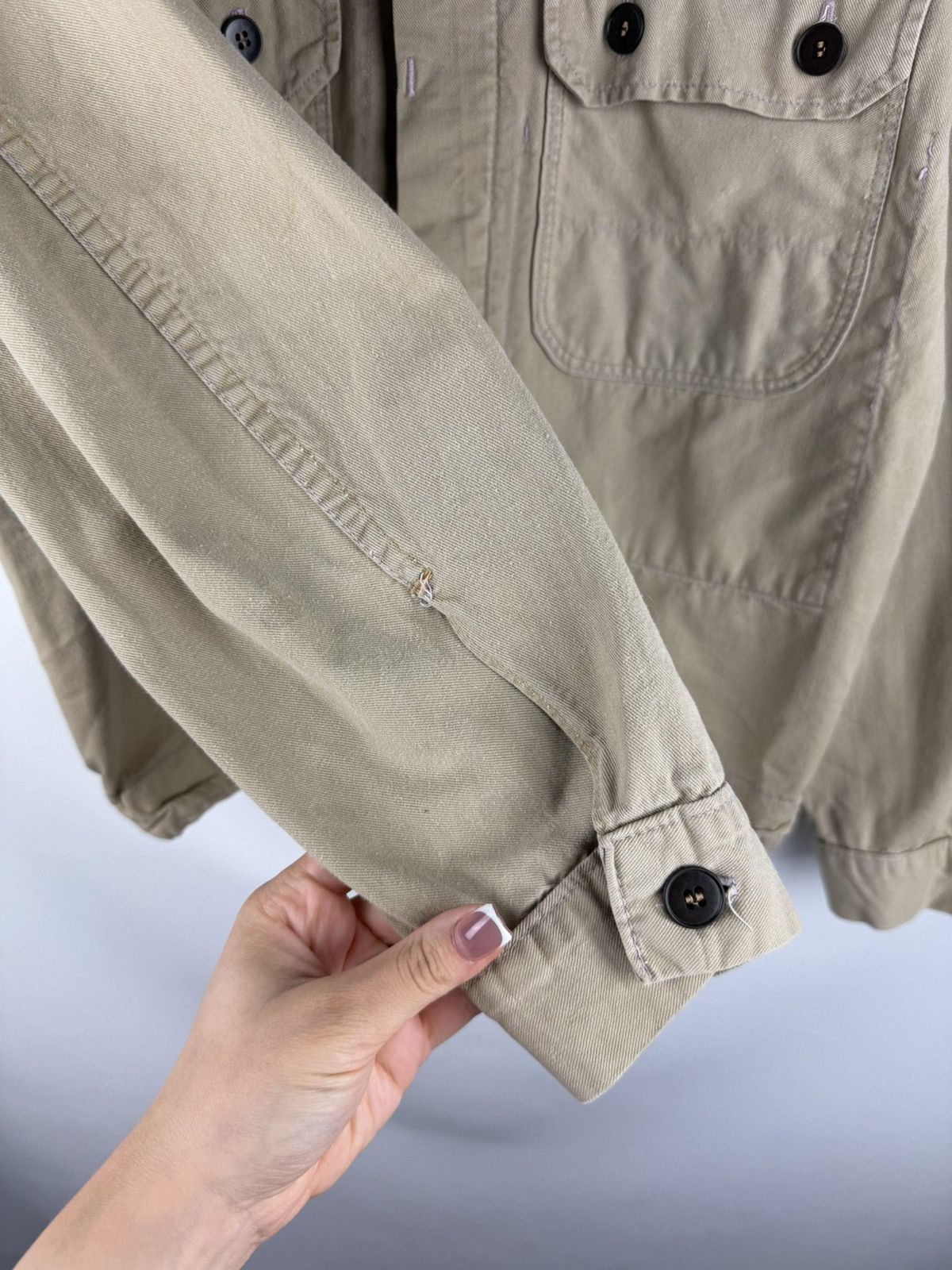 Le Laboureur Vintage Sanforize Work Overshirt Jacket Size 46 / S Size US S / EU 44-46 / 1 - 8 Thumbnail