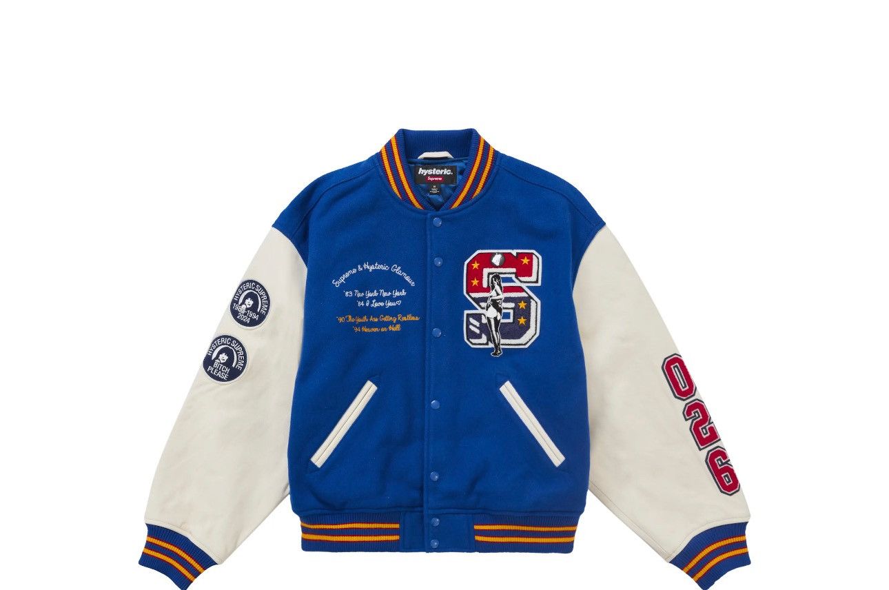 Hysteric Glamour × Supreme Brand new hysteric glamour XL BLUE WHITE 🔥 🚨🚨 Size US XL / EU 56 / 4 - 3 Thumbnail