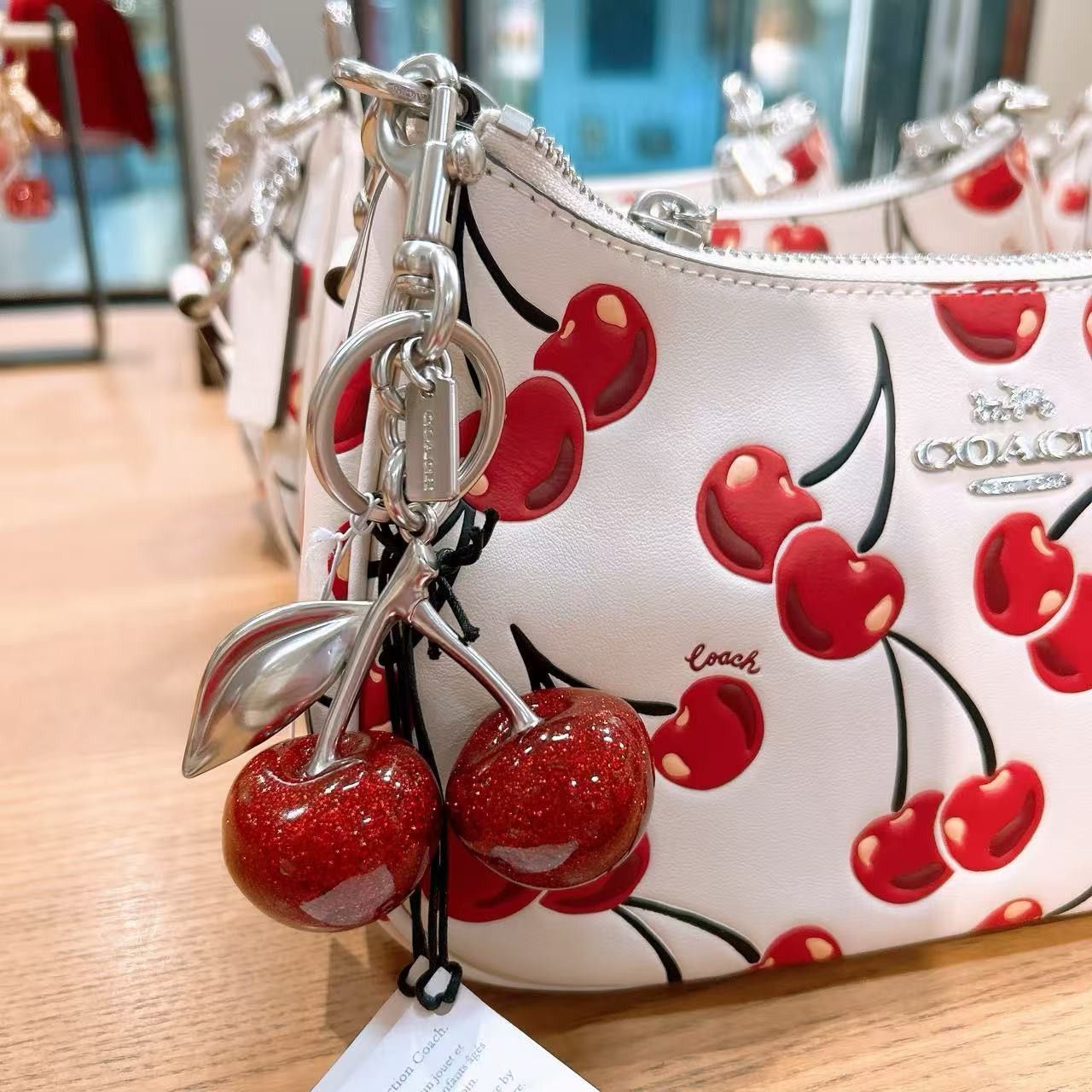 Coach 🍒 Coach Cherry Bag Charm 77840 | Grailed