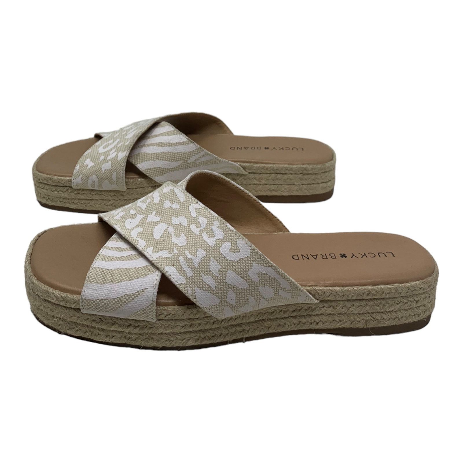 Lucky Brand Lucky Brand Gayte Espadrille Animal print sandals Sz 6.5M Size US 6.5 / IT 36.5 - 6 Thumbnail