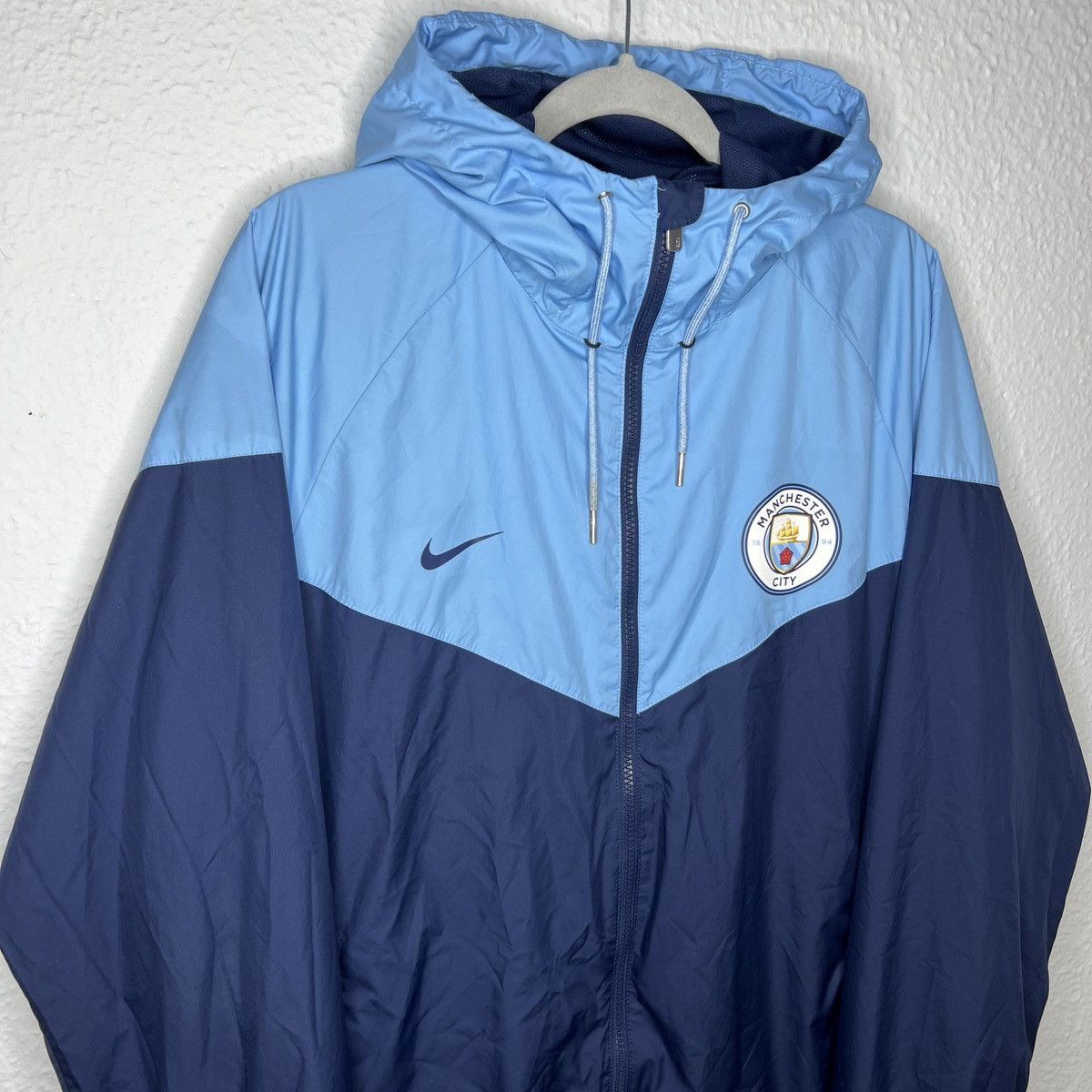 Nike Nike Manchester City Jacket Navy Blue Soccer Football Drill Size US XL / EU 56 / 4 - 3 Thumbnail
