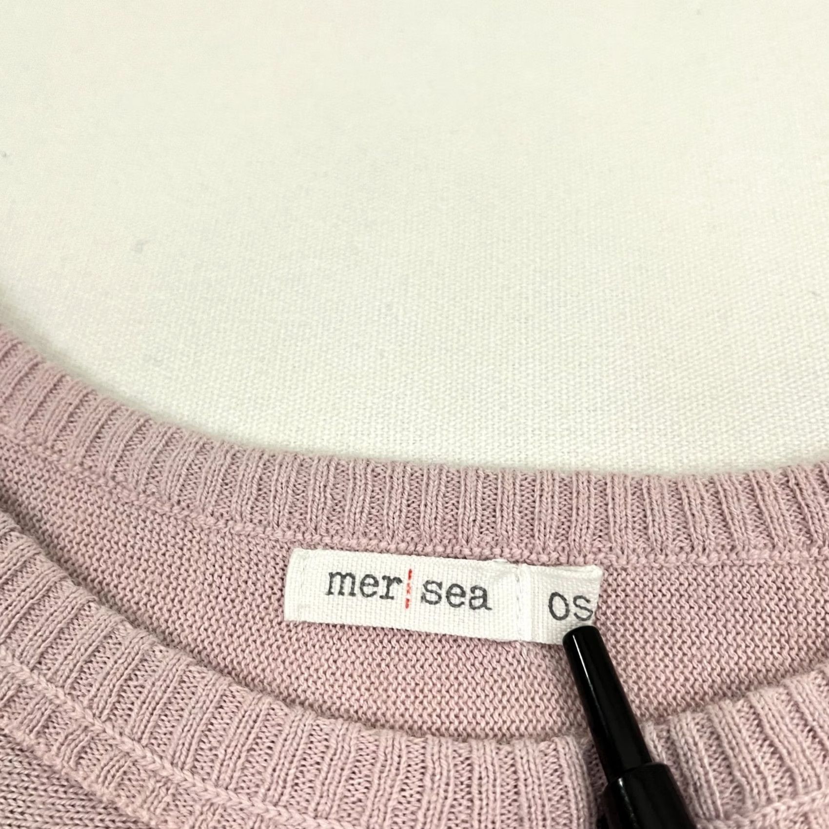 Catalina Mersea Catalina Traveler Sweater Womens OS Pink Oversized Boxy Coastal Luxe Prep Shirt or Sweater Size ONE SIZE - 3 Thumbnail