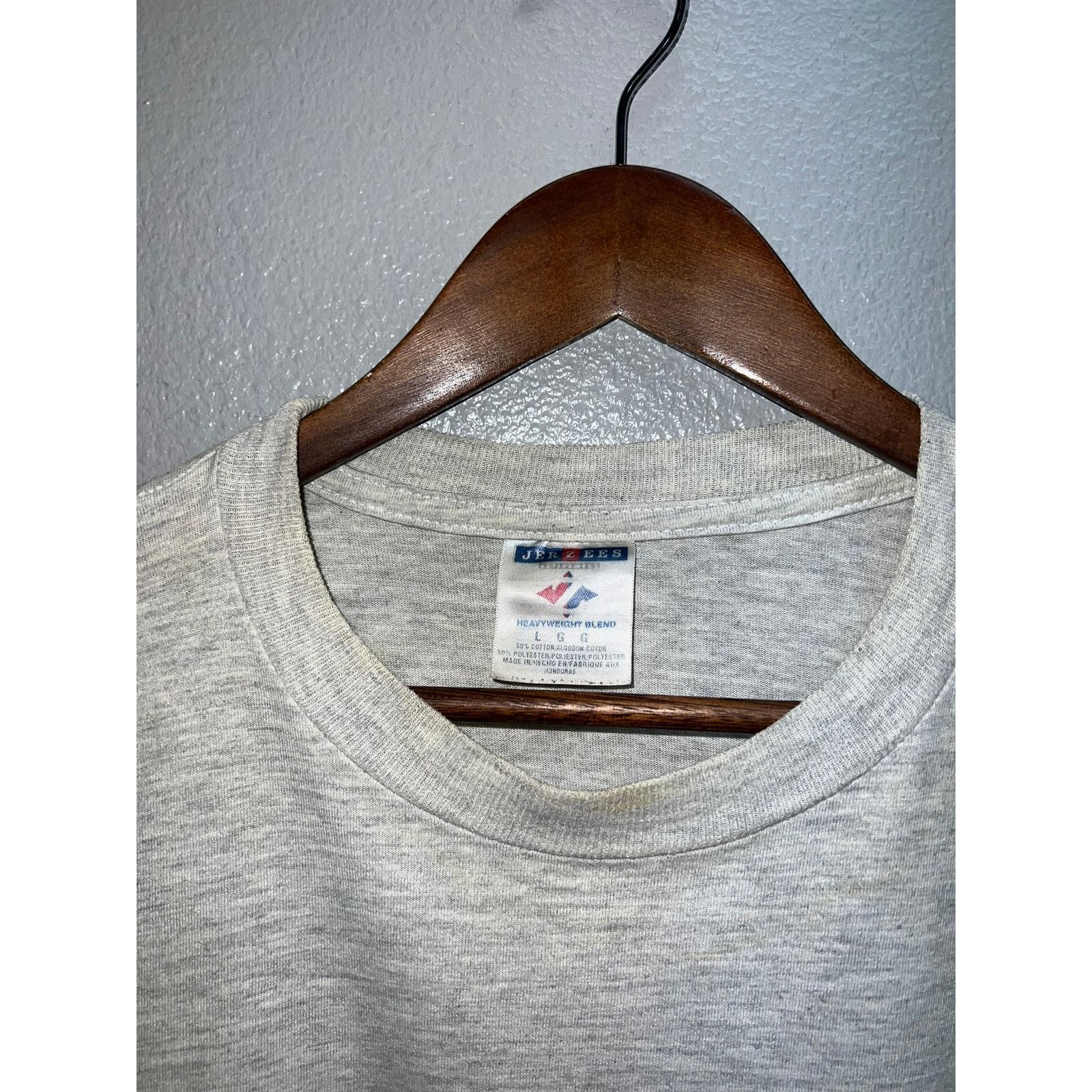 Jerzees Vintaeg Ohio State Park Shirt Owl Gray Tee Yellowed Tee L Size US L / EU 52-54 / 3 - 5 Thumbnail