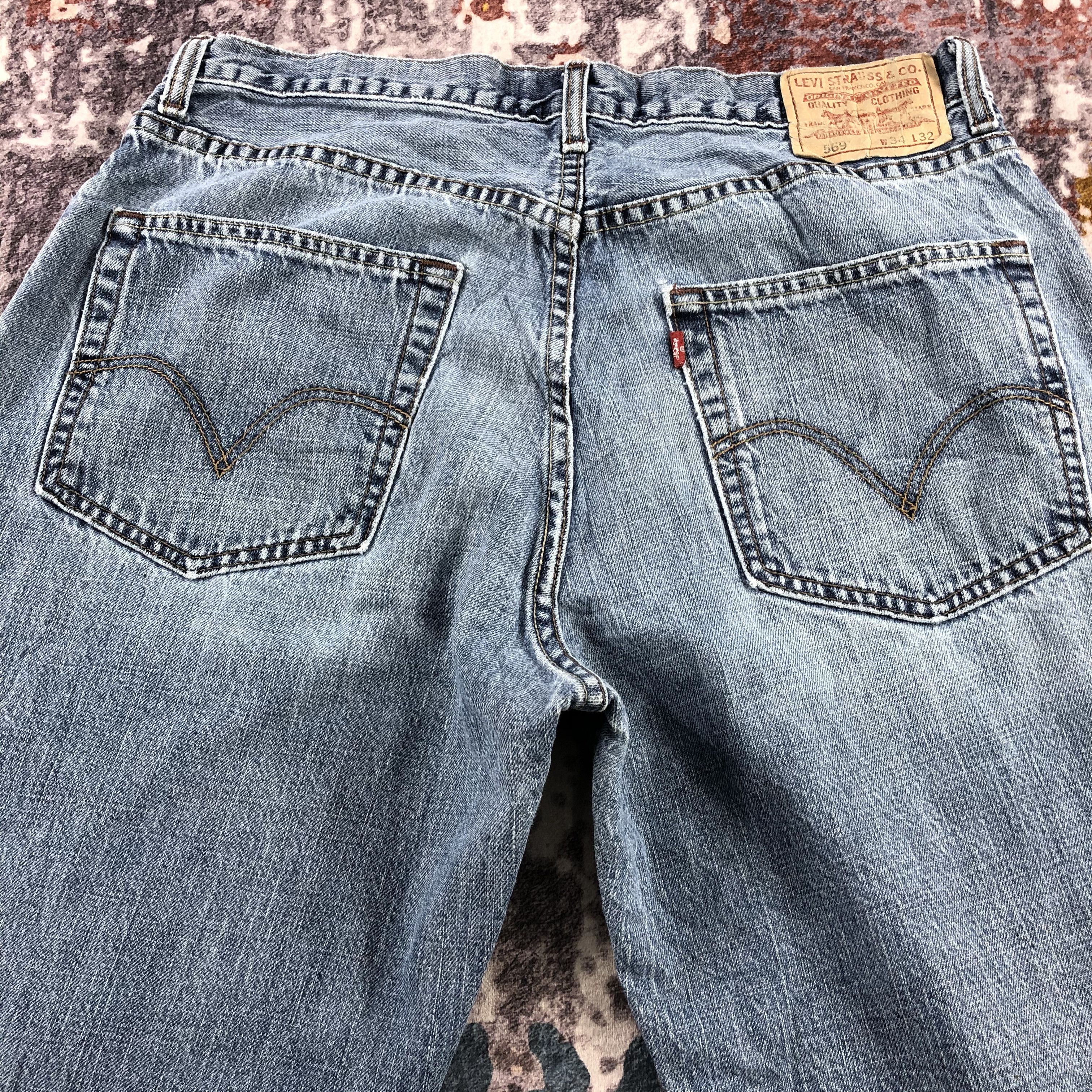 Levi's × Vintage Vintage Blue Wash Levis 569 Jeans-JM3143 Size US 34 / EU 50 - 5 Thumbnail