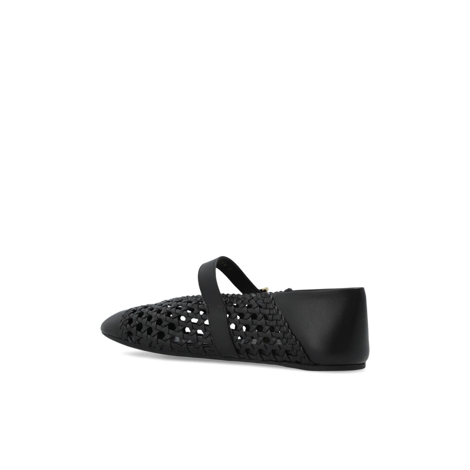 FERRAGAMO Nena Black Leather Ballerina Flats New & Authentic