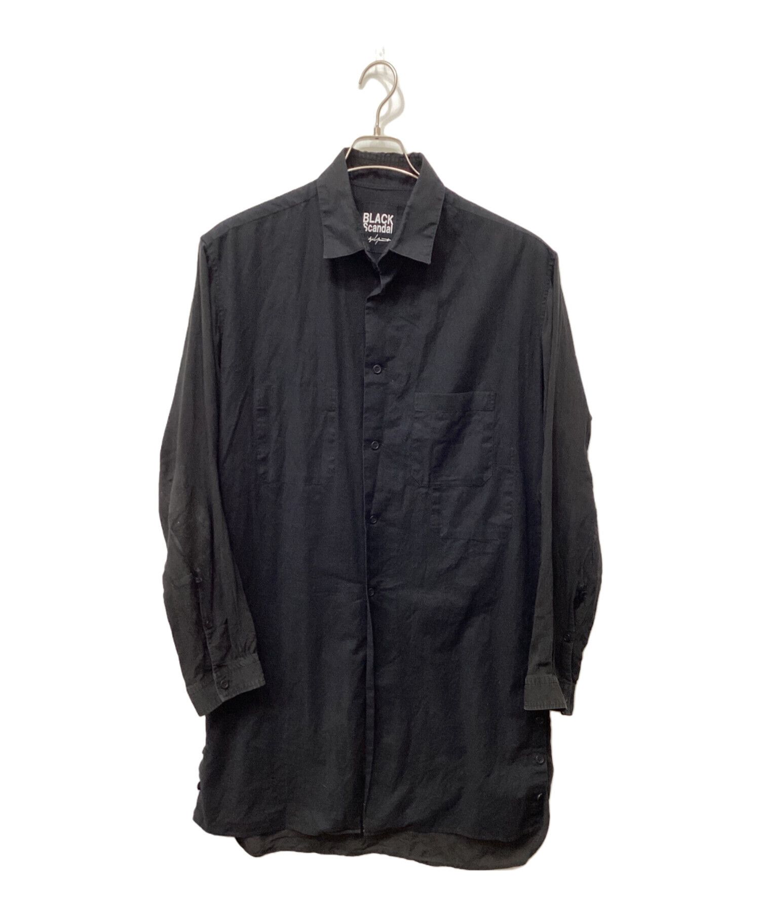 BLACK Scandal Yohji Yamamoto HV-B48-805 Long-sleeved shirt