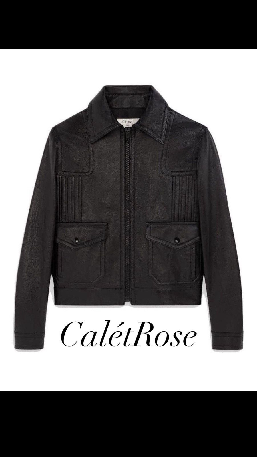 Celine Celine Paul blouson leather aviator jacket Hedi Slimane 48 Size US M / EU 48-50 / 2 - 2 Thumbnail